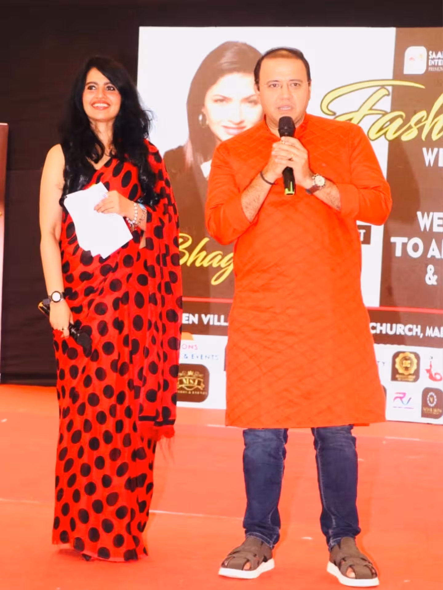 Leslie Tripathy Anchors Captivating Show