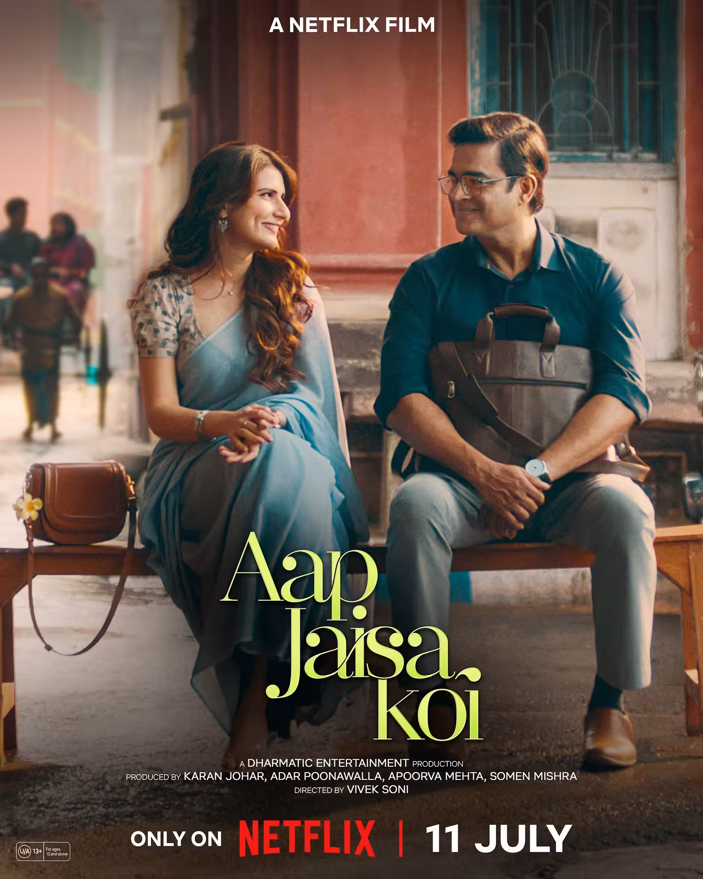 Madhavan And Fatima In Aap Jaisa Koi A Netflix original where Madhavan and Fatima spark fiery on-screen chemistry.Must not miss