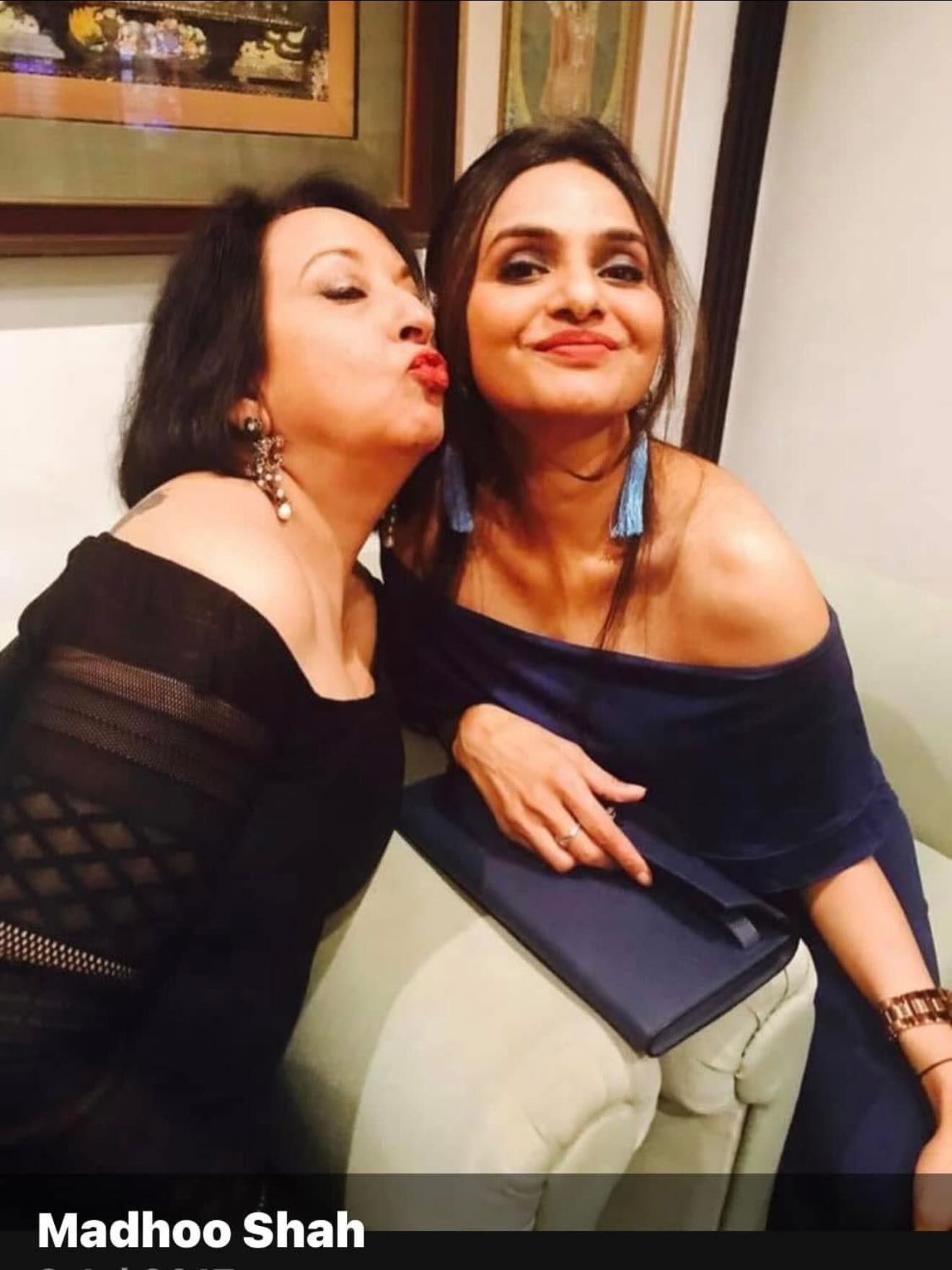 Madhoo Wishes Happy Birthday to Sat Sach