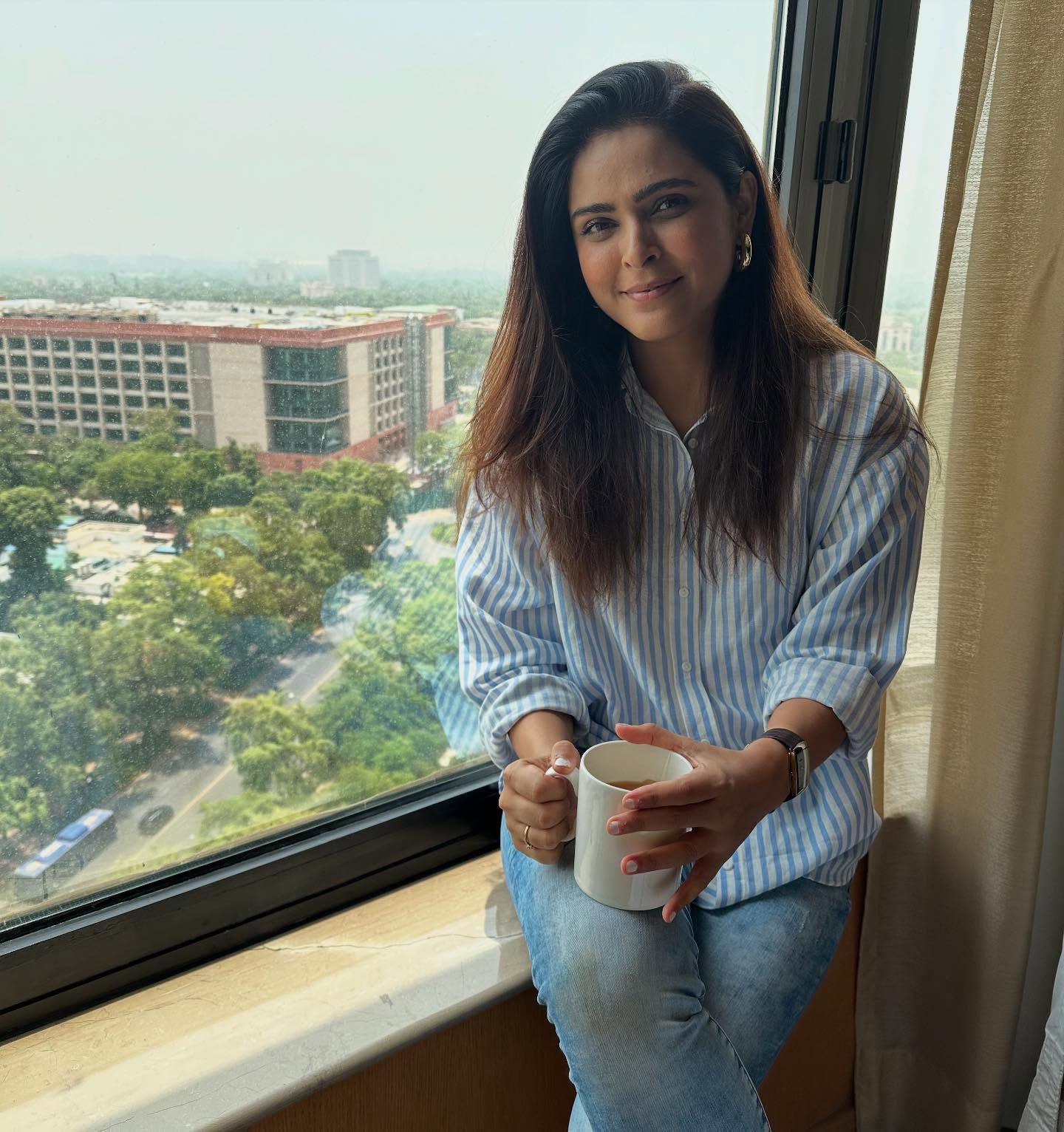 Madhurima Tuli Celebrates Calm Moments