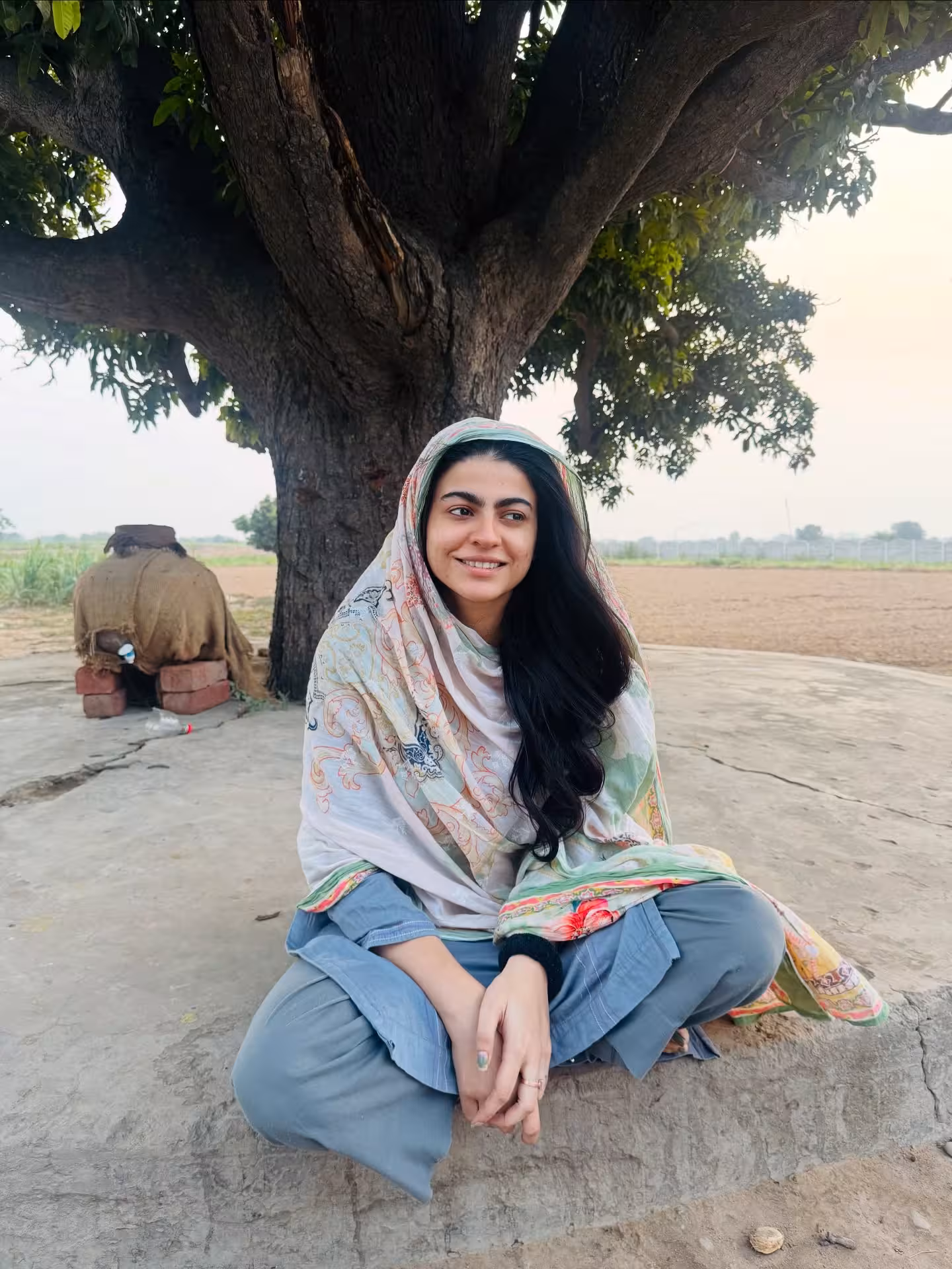 Mahai Sharma’s Trending Punjabi Suit Post Celebrity MAHI SHARMA stuns with vibrant Punjabi suit, sparking social media trend - chic!
