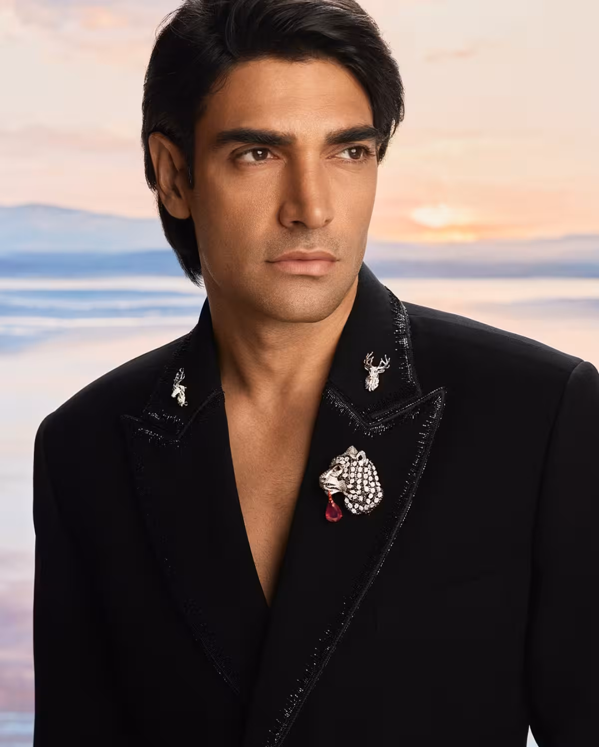 Manish Malhotra Unveils Exclusive Men’s Jewellery Refined masculine elegance with bespoke brooches and collar pins, finely curated for you!