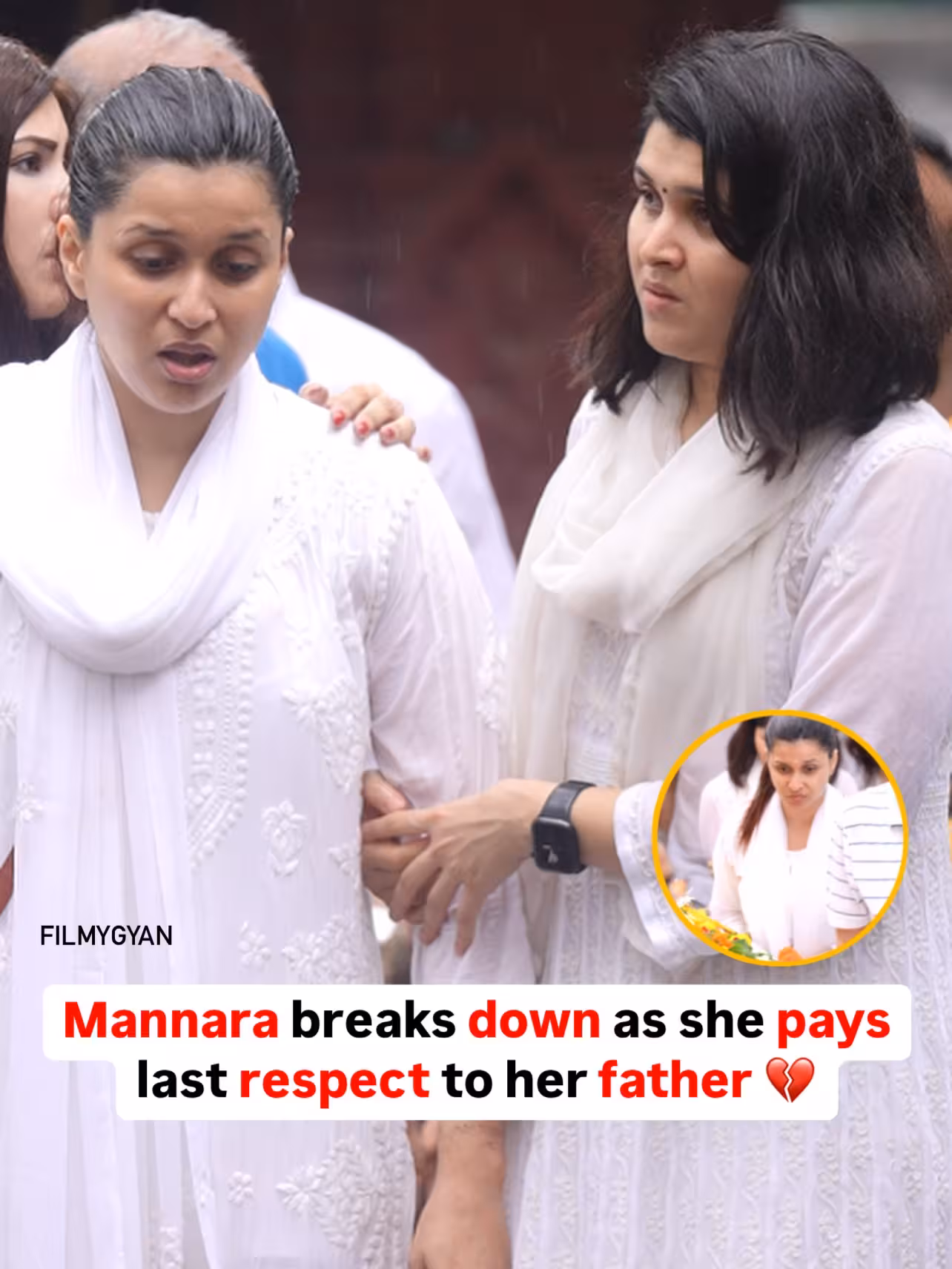 Mannara Bids Farewell To Her Father In a tearful tribute on Instagram, a beloved daughter shares her grief and lasting memories.