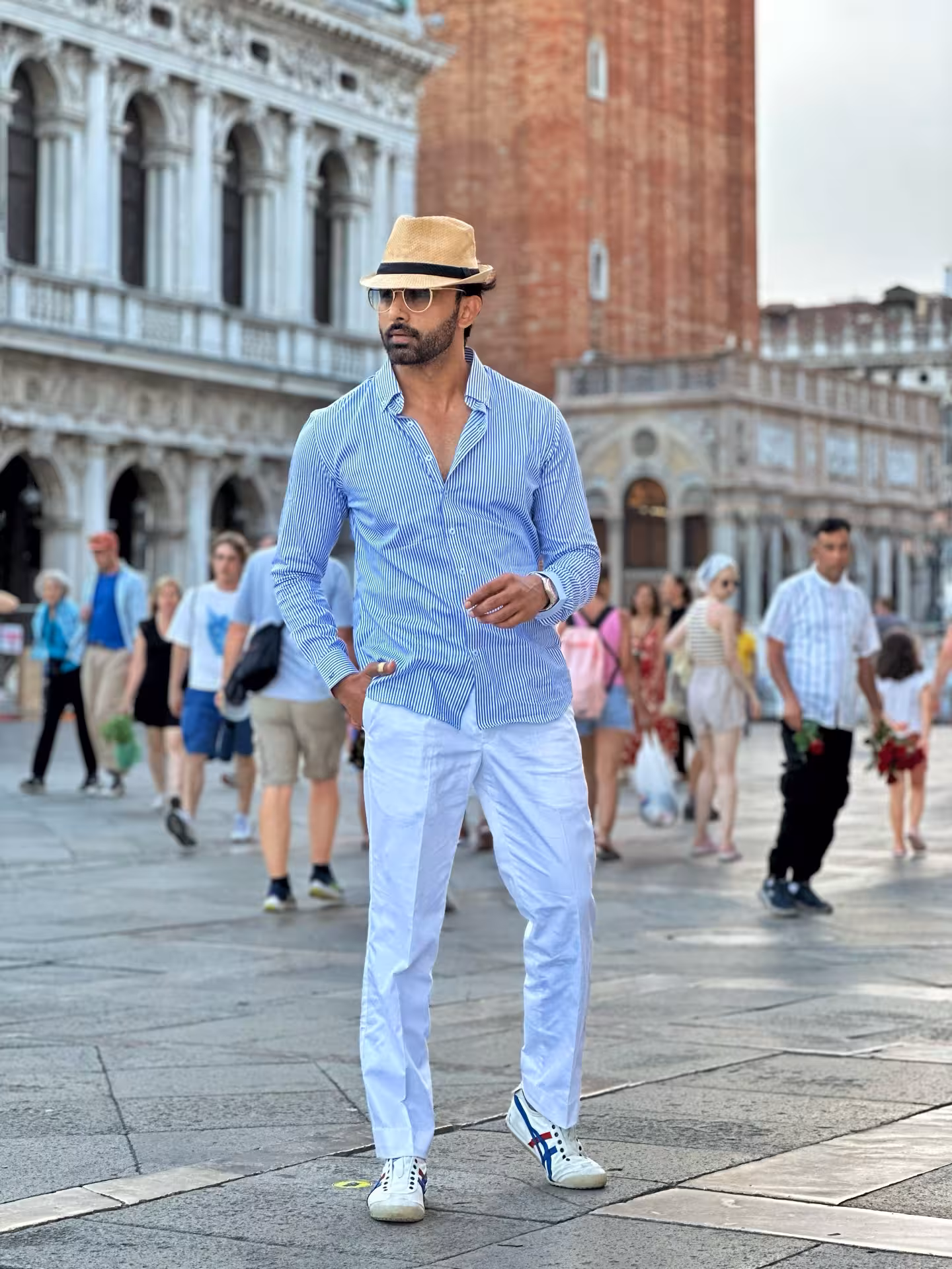 Meet Jain Explores Venice Canals Celebrity Wanderlust captured as Meet Jain embraces the charm of Venetian waterways @2023!