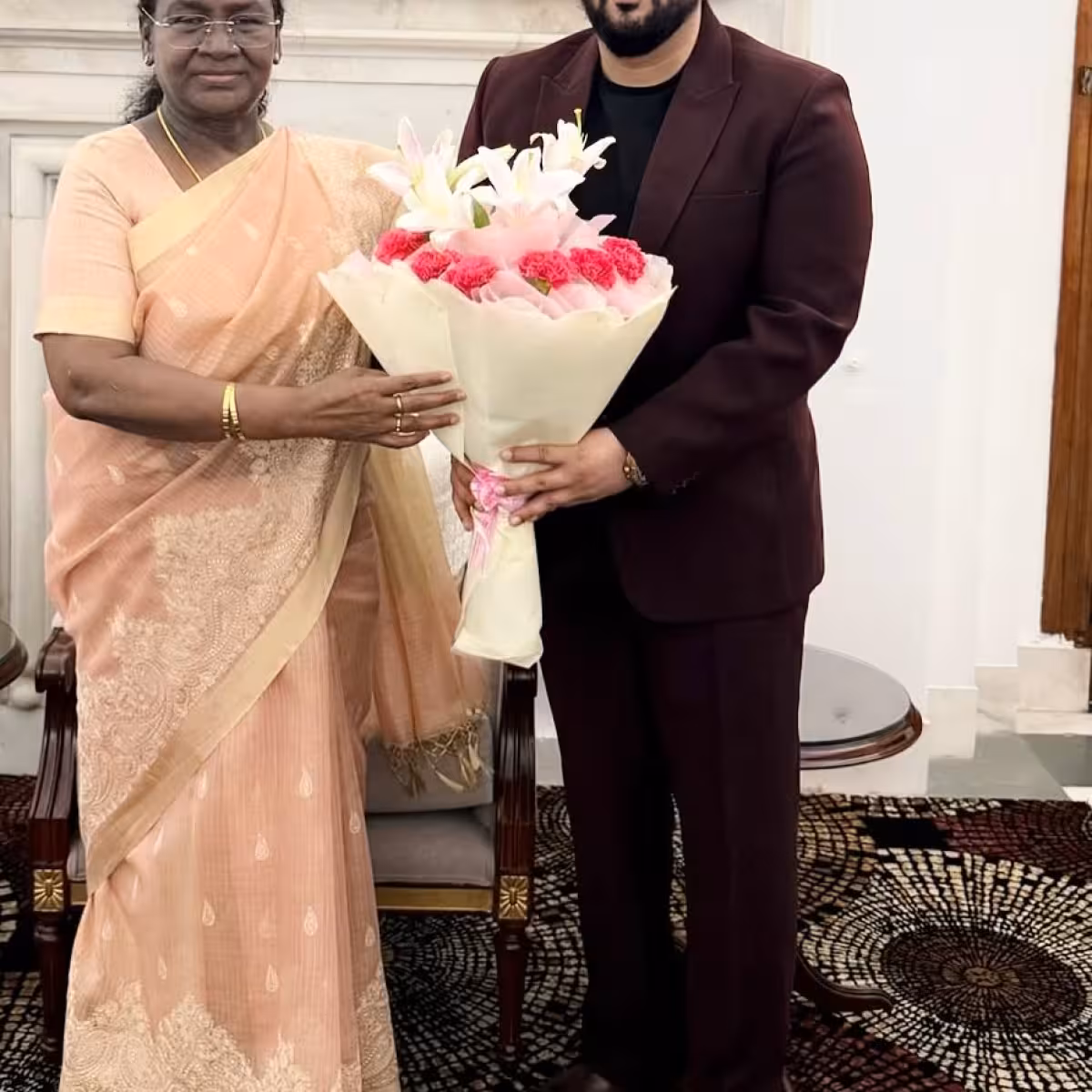 Meeting President Murmu: A National Pride Moment Celebrity Ajayy H Kapoor meets India's top leader marking a historic dignified rendezvous.