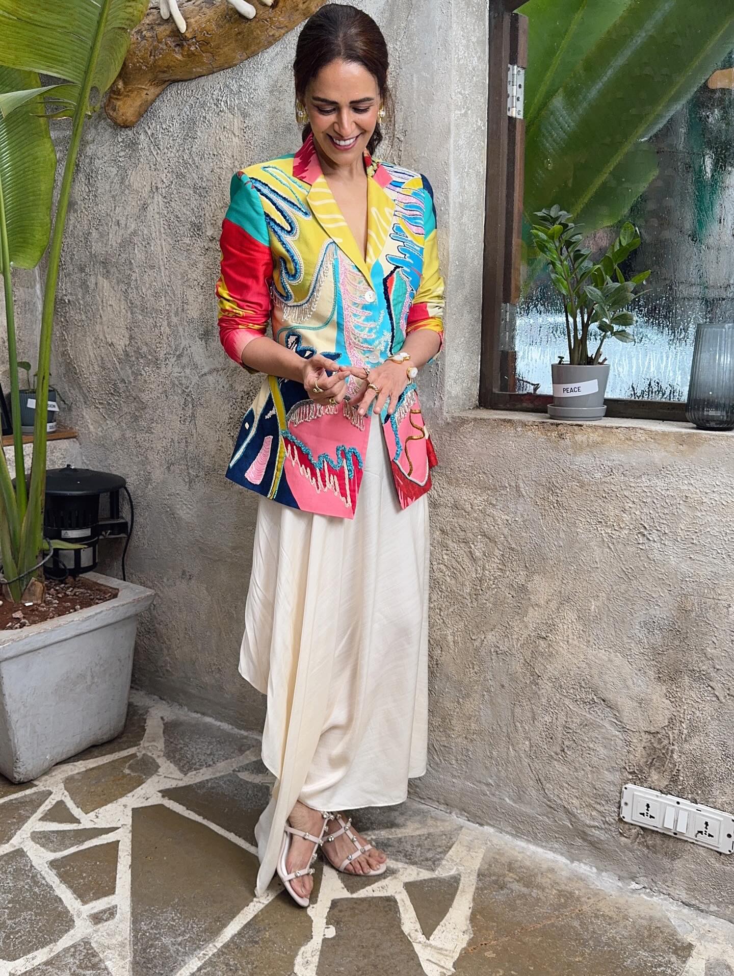 Mona Singh’s Chic Promotional Look