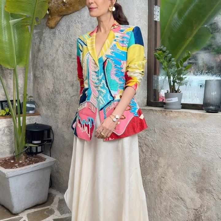 Mona Singh’s Chic Promotional Look
