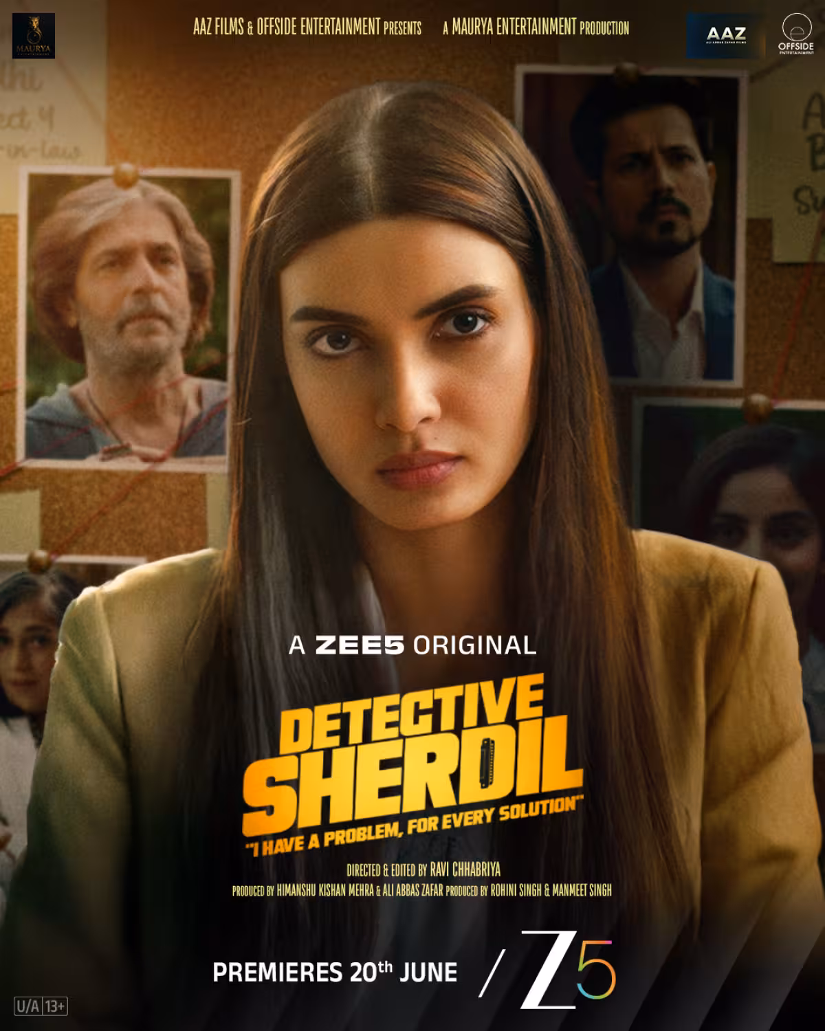 Officer Natasha Shines In Detective Sherdil Diana Penty shines as Officer Natasha, blending chic style with mystery in the new trailer.