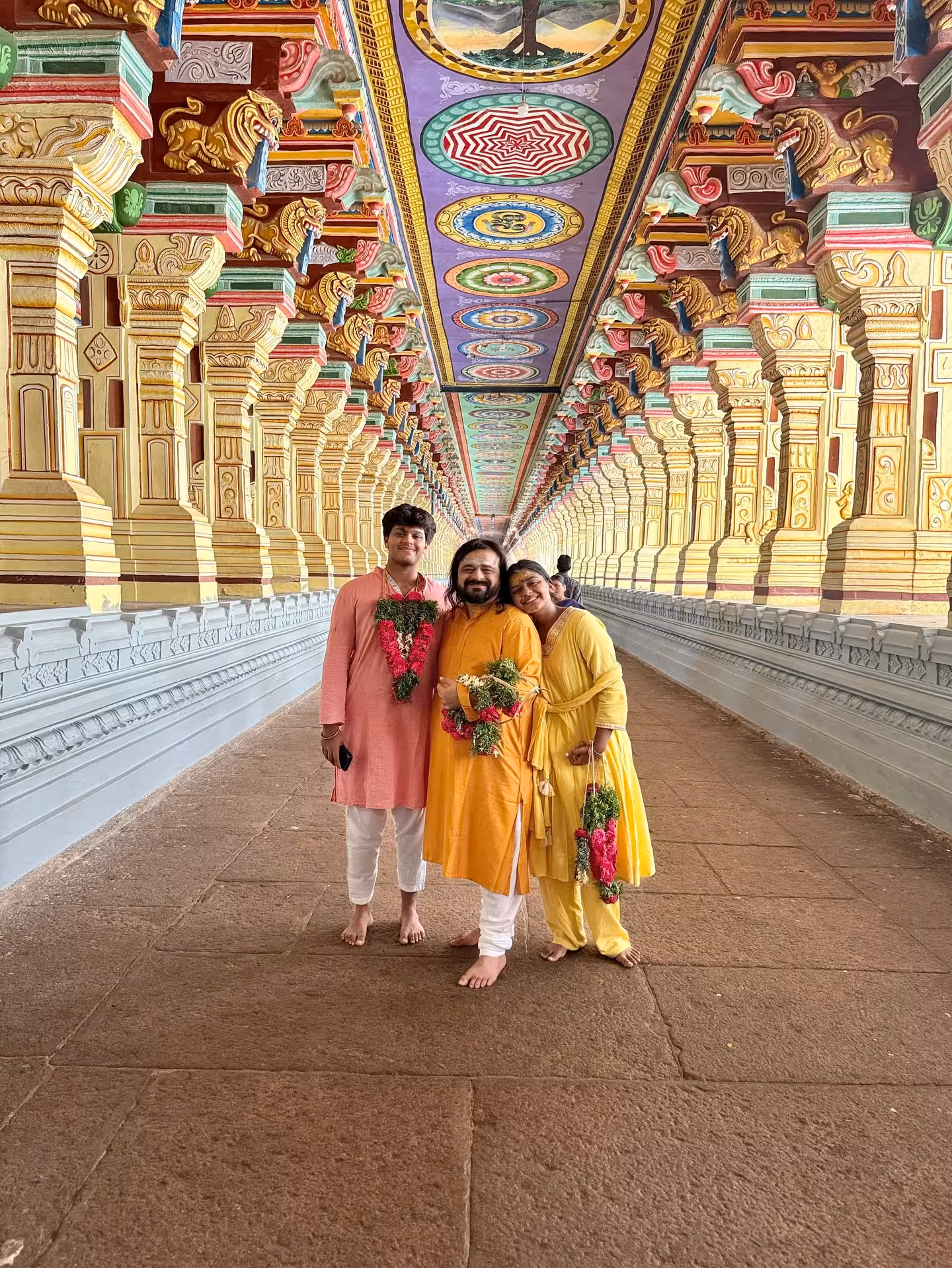 Pritam's Serene Temple Visit With Family
