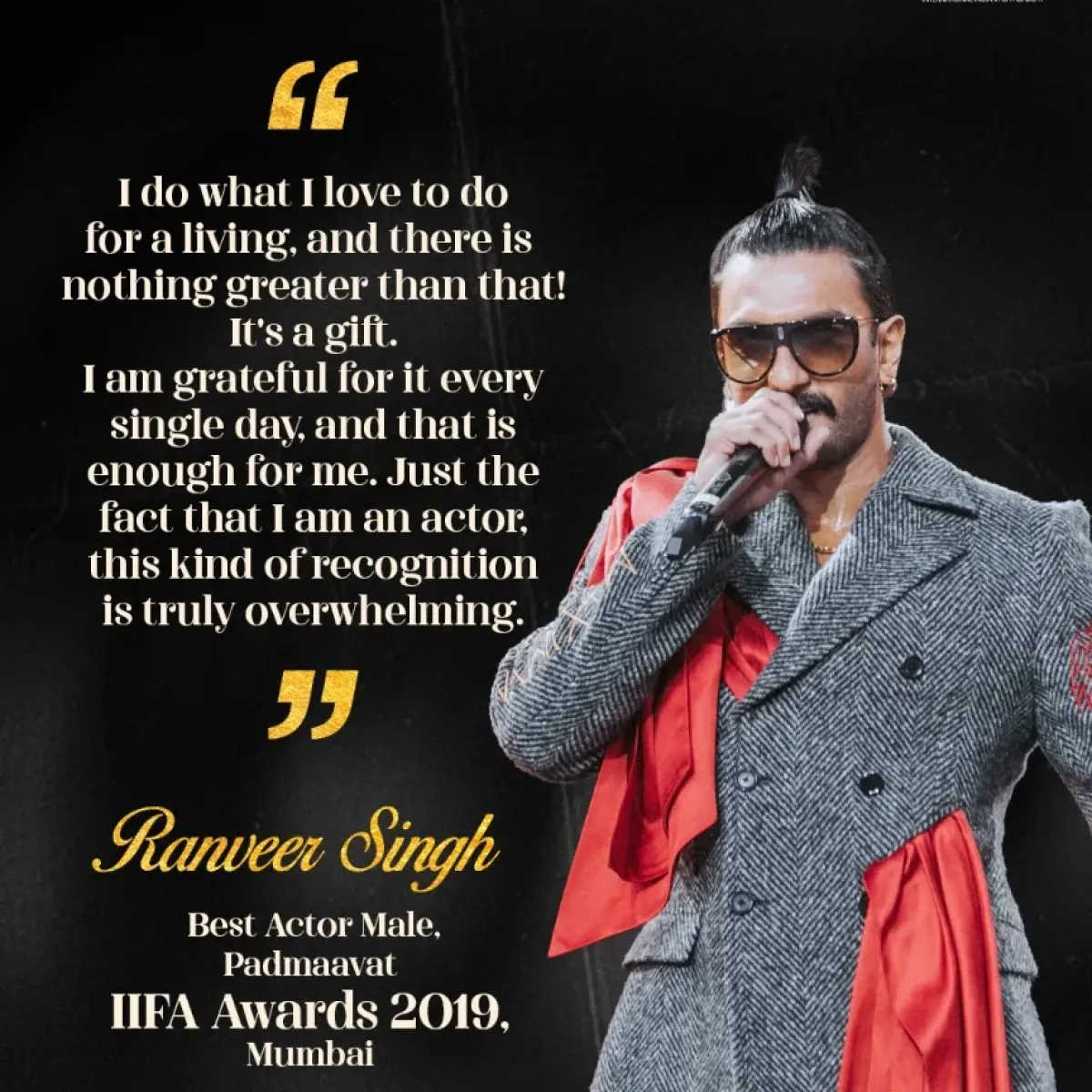 Ranveer Singh’s Heartfelt IIFA 2019 Speech IIFA 2019: Ranveer Singh’s impassioned speech fused raw emotion and cinematic brilliance.!