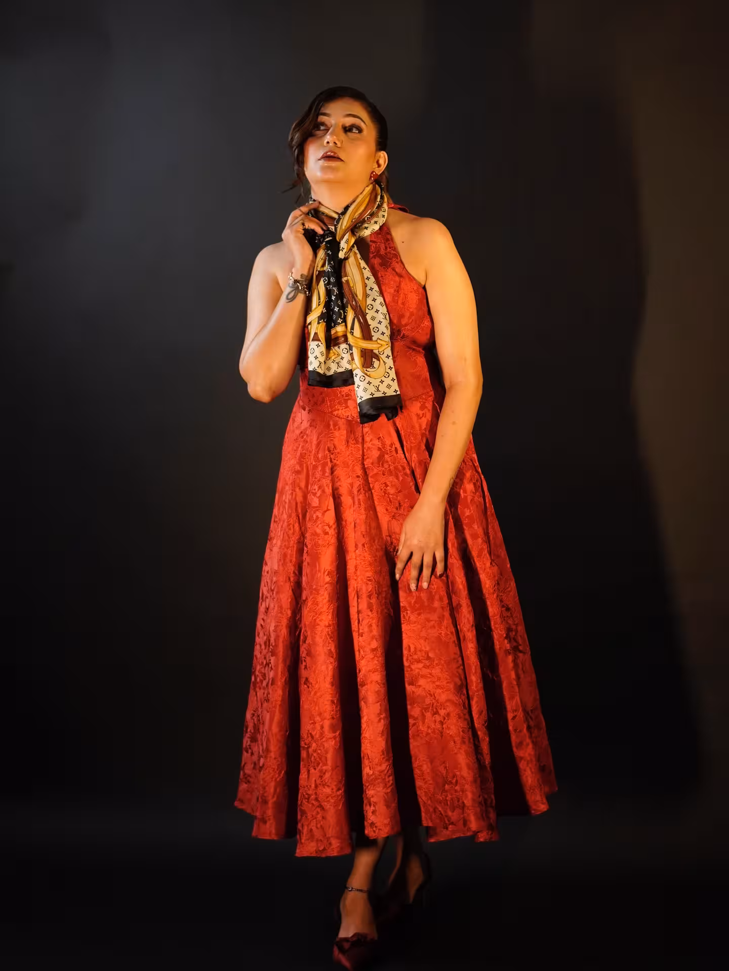 Red Fairy: Sapna Choudhary Dazzles In Vibrant Look Wearing Dressing Room Delhi, the desi queen radiates charm and confident style, so iconic!