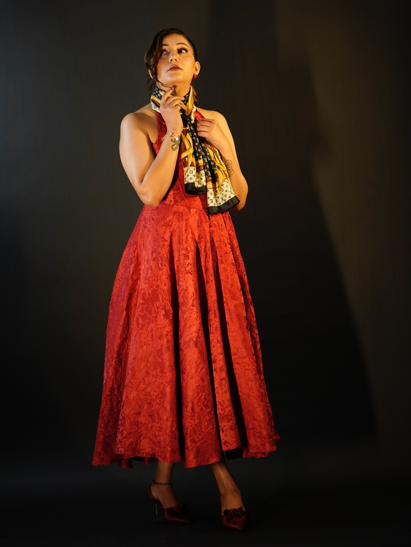 Red Fairy: Sapna Choudhary Dazzles In Vibrant Look