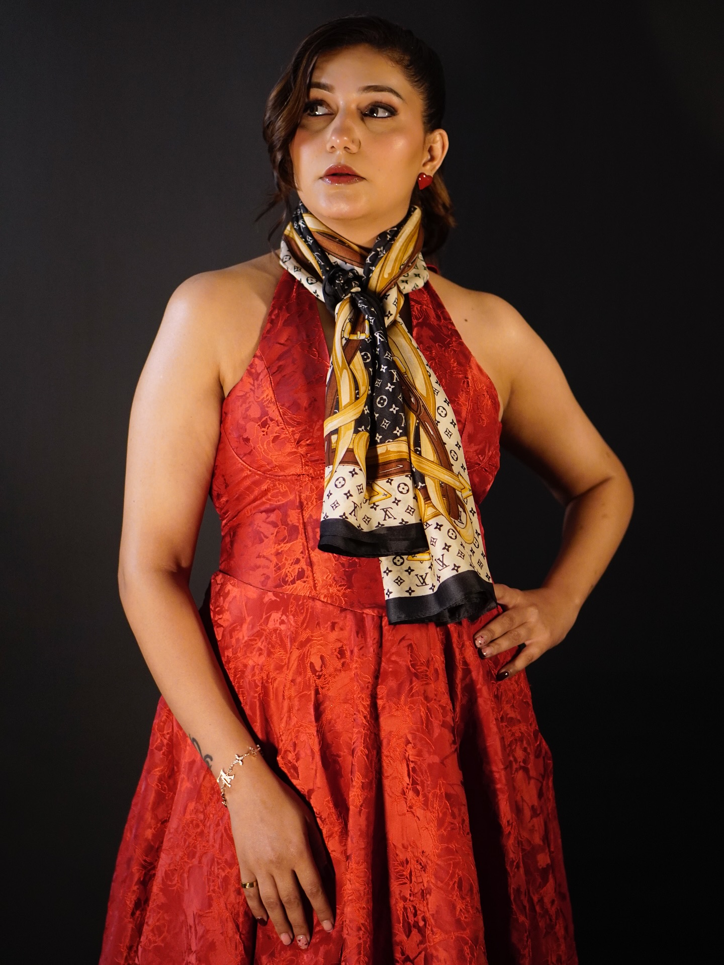 Red Fairy: Sapna Choudhary Dazzles In Vibrant Look