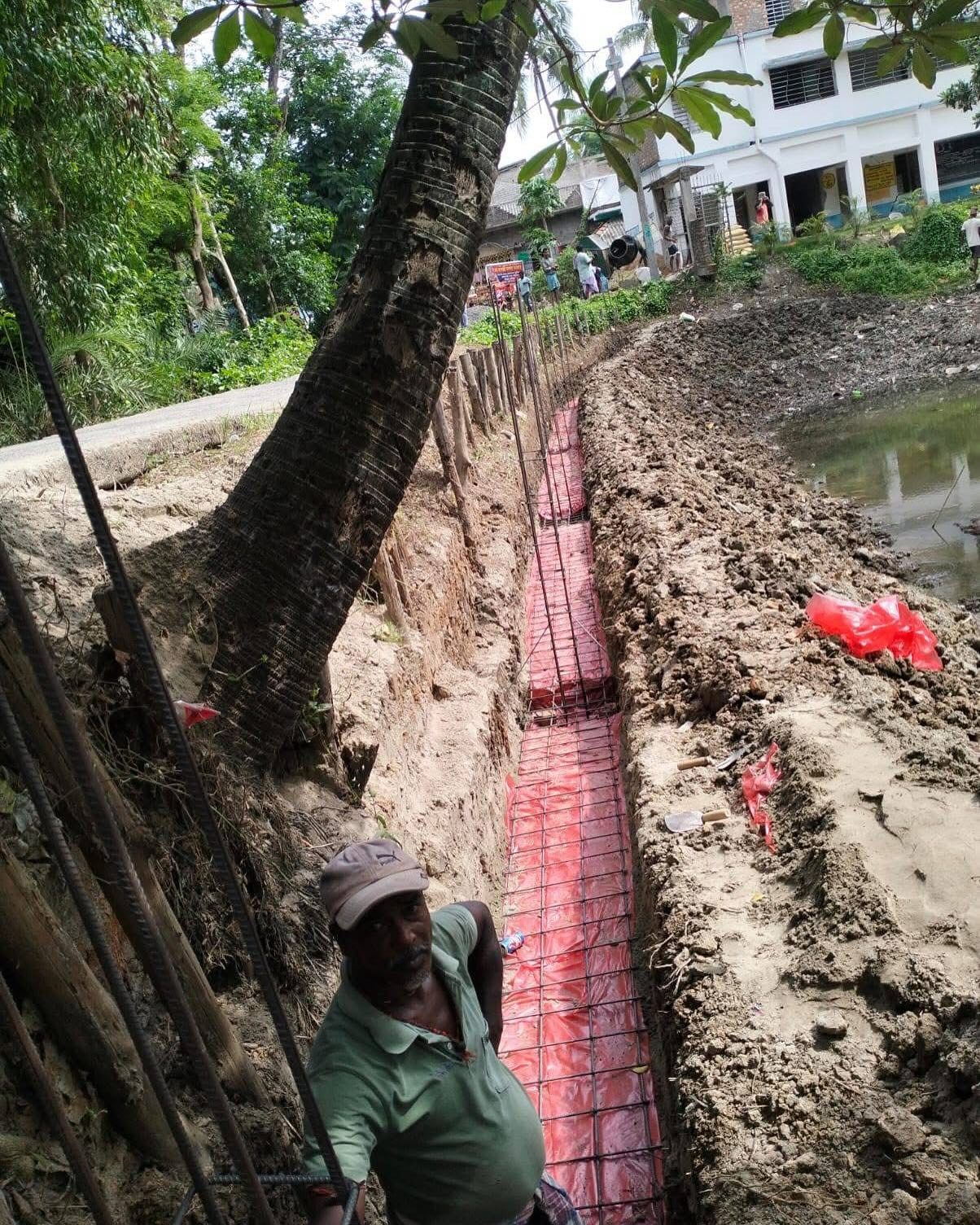 Road Wall Work Begins At Kulup Primary School