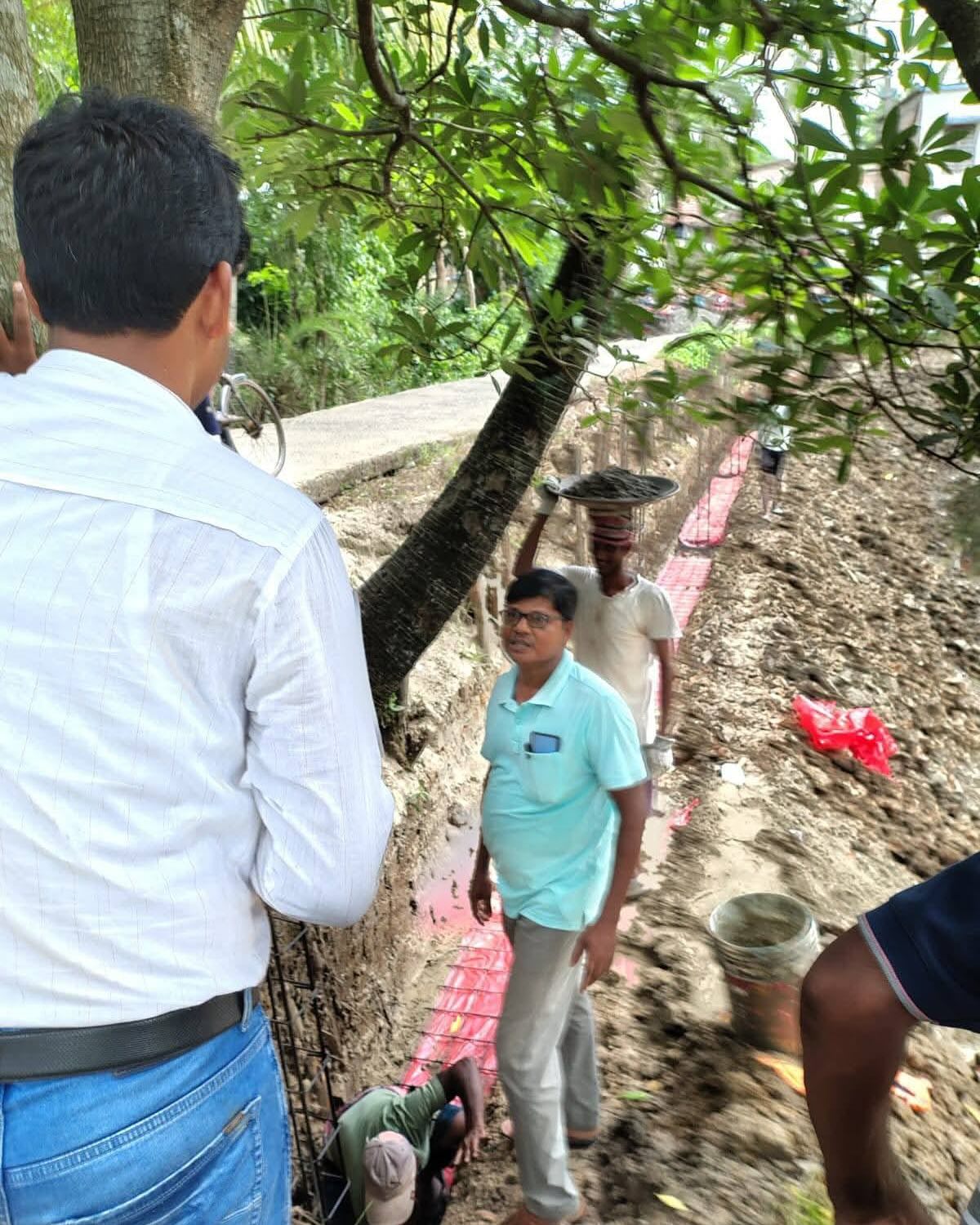 Road Wall Work Begins At Kulup Primary School