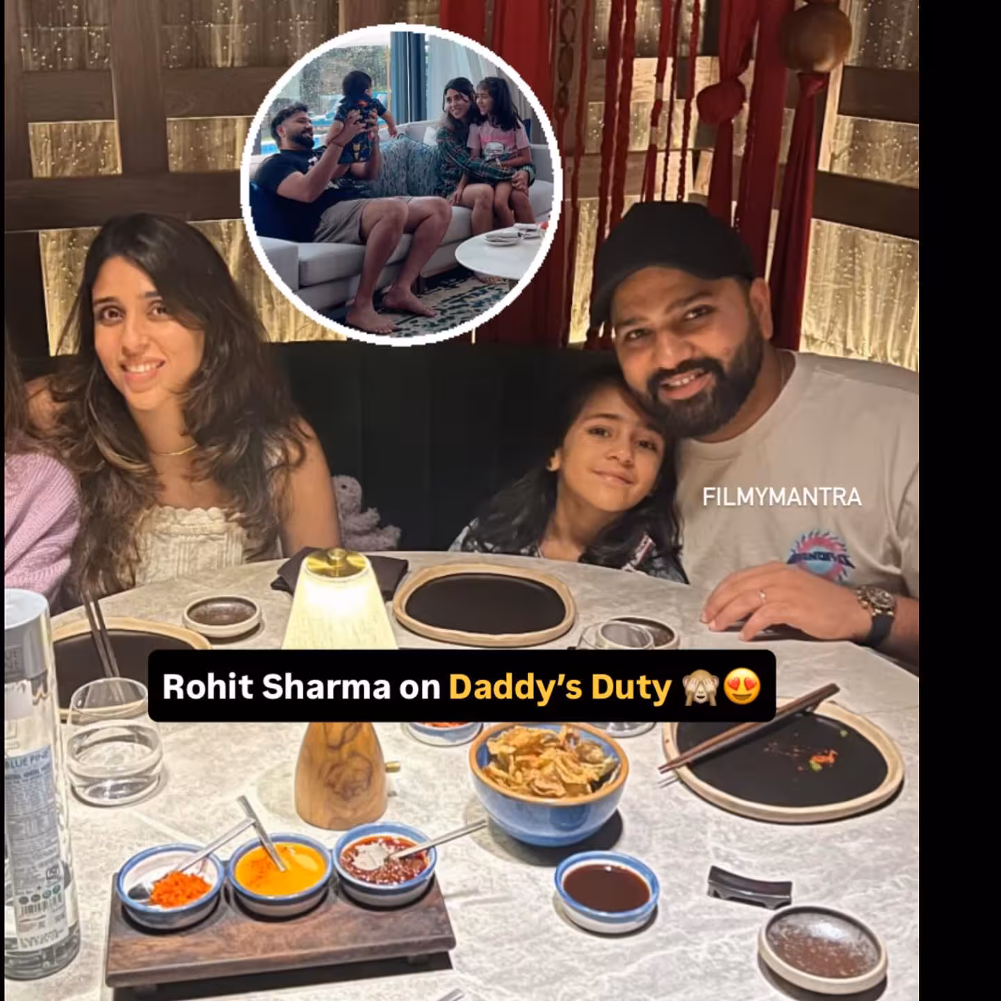 Rohit Sharma’s Dubai Vacation Delight Family fun in Dubai! Rohit Sharma takes a break with his wife and kids in a sunlit escape.