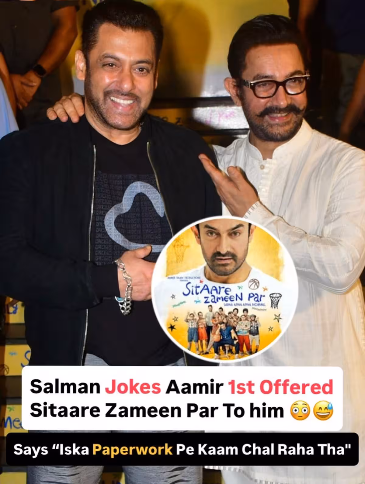 Salman Khan Amuses at Premiere Hilarious red carpet banter highlights Salman’s wit and playful jibes at Aamir's choices!!