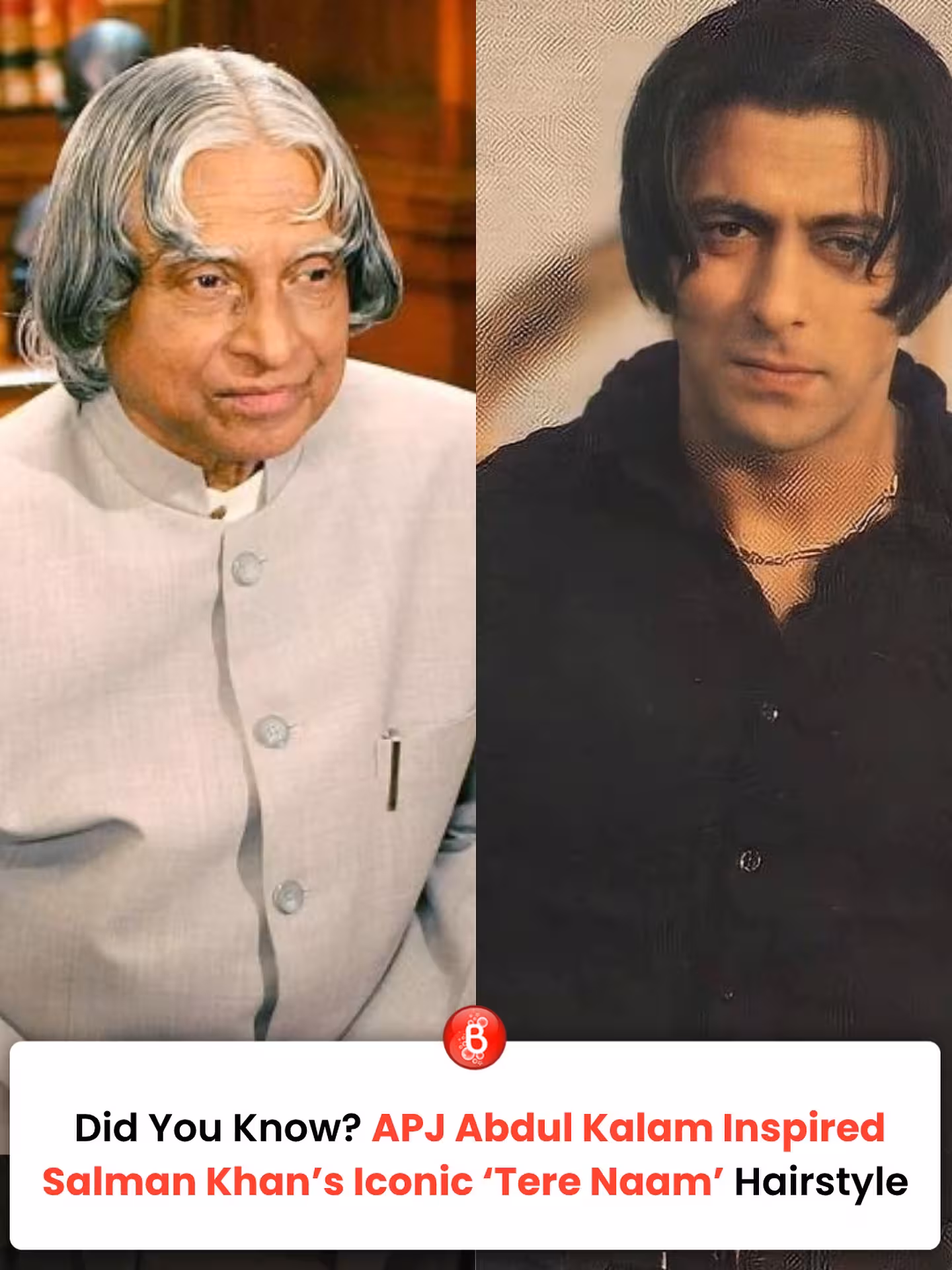 Salman’s Tere Naam Look Pays Tribute To Kalam Salman Khan reveals his iconic Tere Naam look honored Kalam and classic small-town charm!!