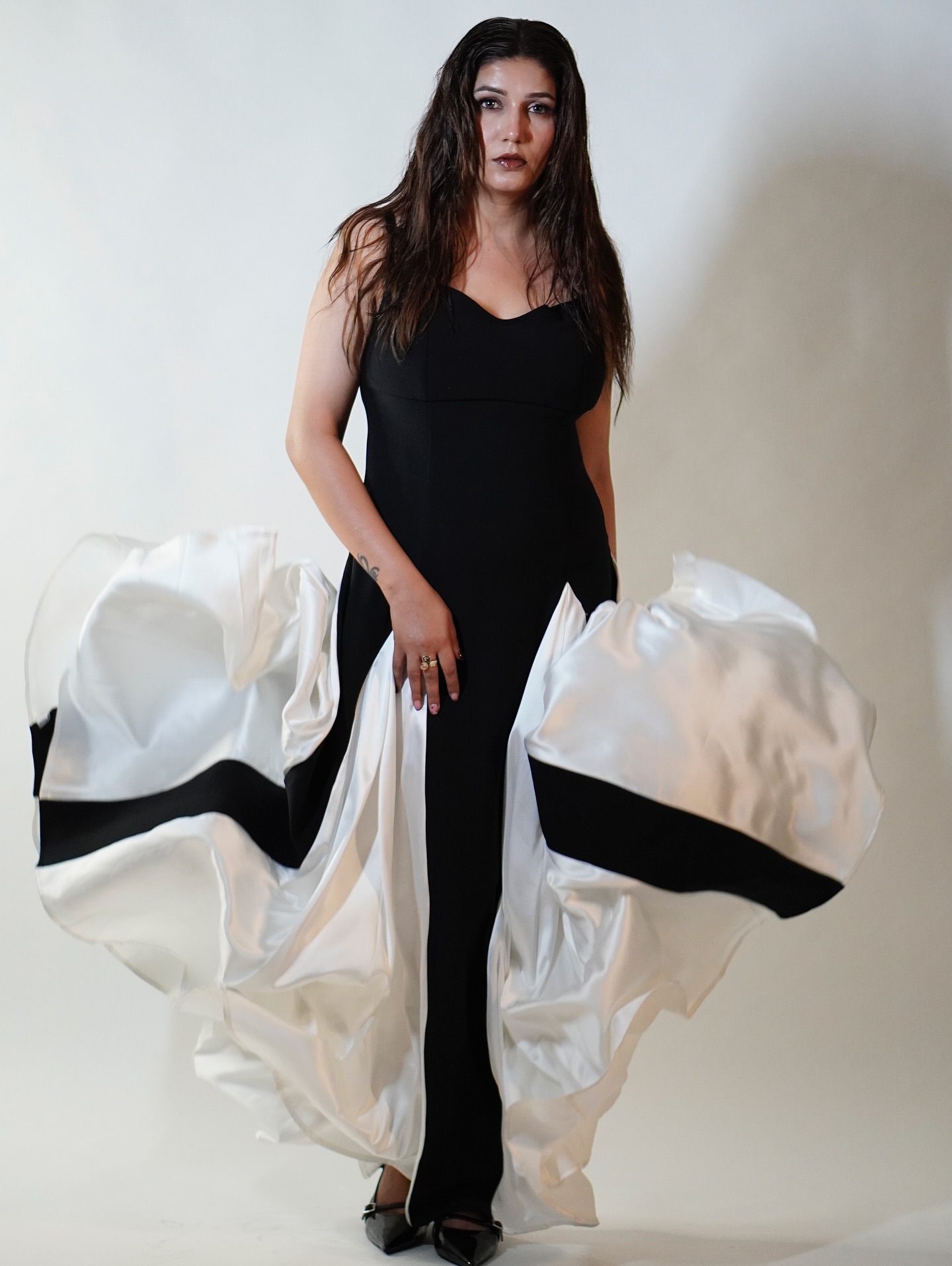 Sapna Choudhary Stuns In Black & White Vogue