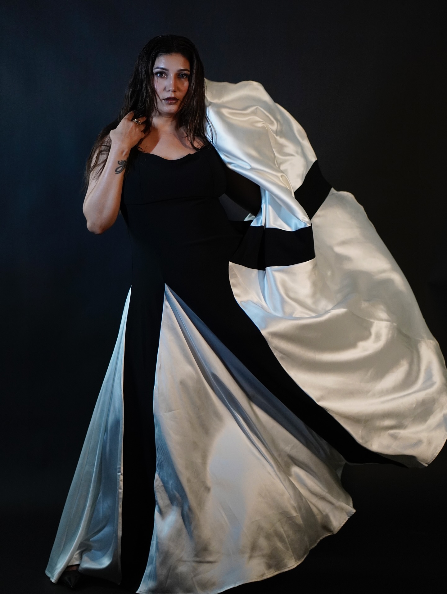 Sapna Choudhary Stuns In Black & White Vogue