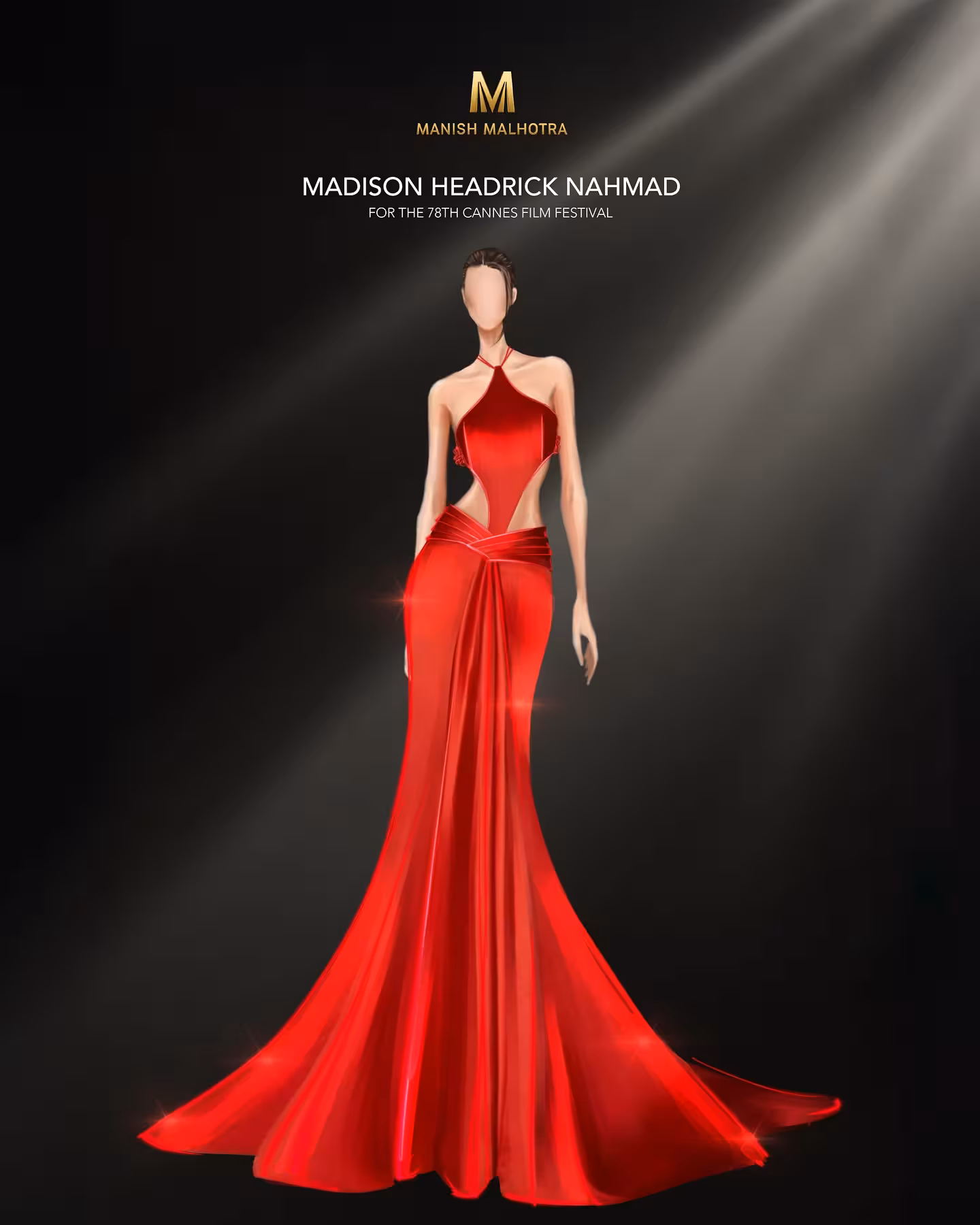 Scarlet Elegance: Madison At Cannes
