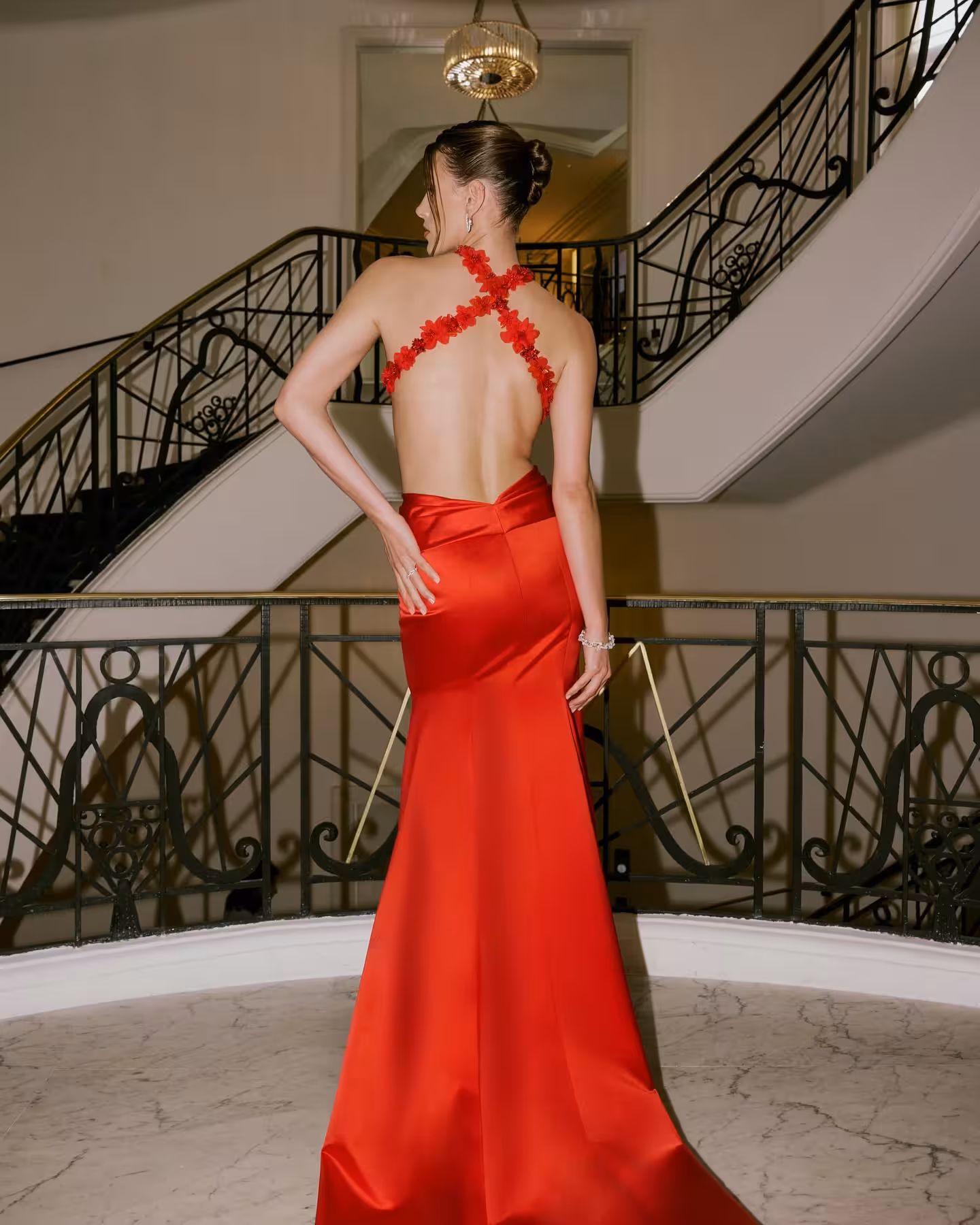 Scarlet Elegance: Madison At Cannes