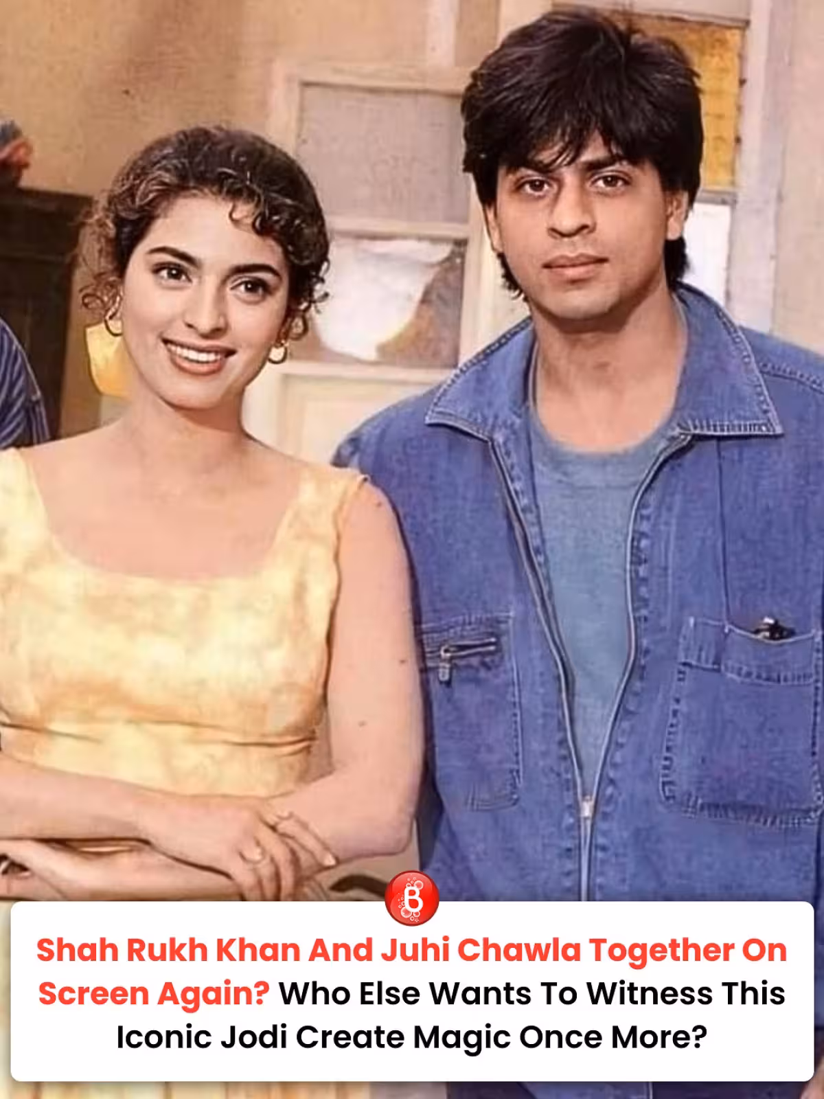 Shahrukh & Juhi: Timeless Bollywood Magic Beloved stars shine again: Fans long for a classic silver screen reunion of magic - adored