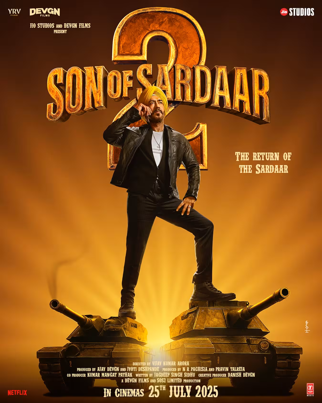 Son Of Sardaar 2 Set To Thrill Audiences Upcoming blockbuster sequel lands in theaters with action, humor, and Devgn impact—now!!