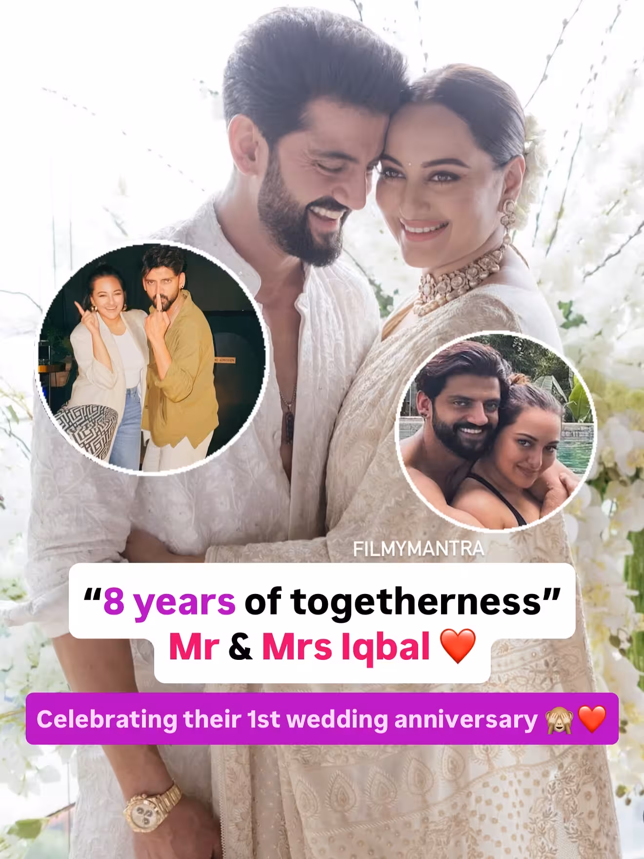Sonakshi marks love with charming photos capturing a joyful start to wedded bliss. Pure joy