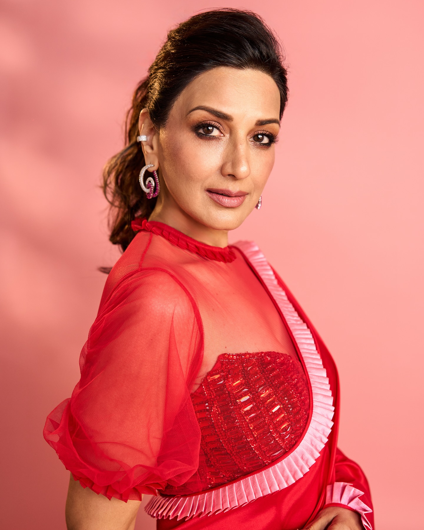 Sonali Bendre Hosts Fiery Event