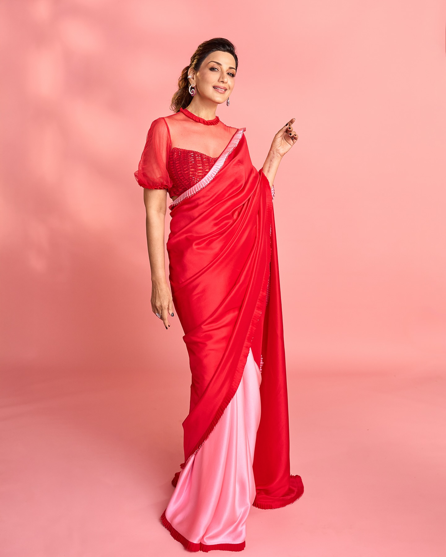 Sonali Bendre Hosts Fiery Event