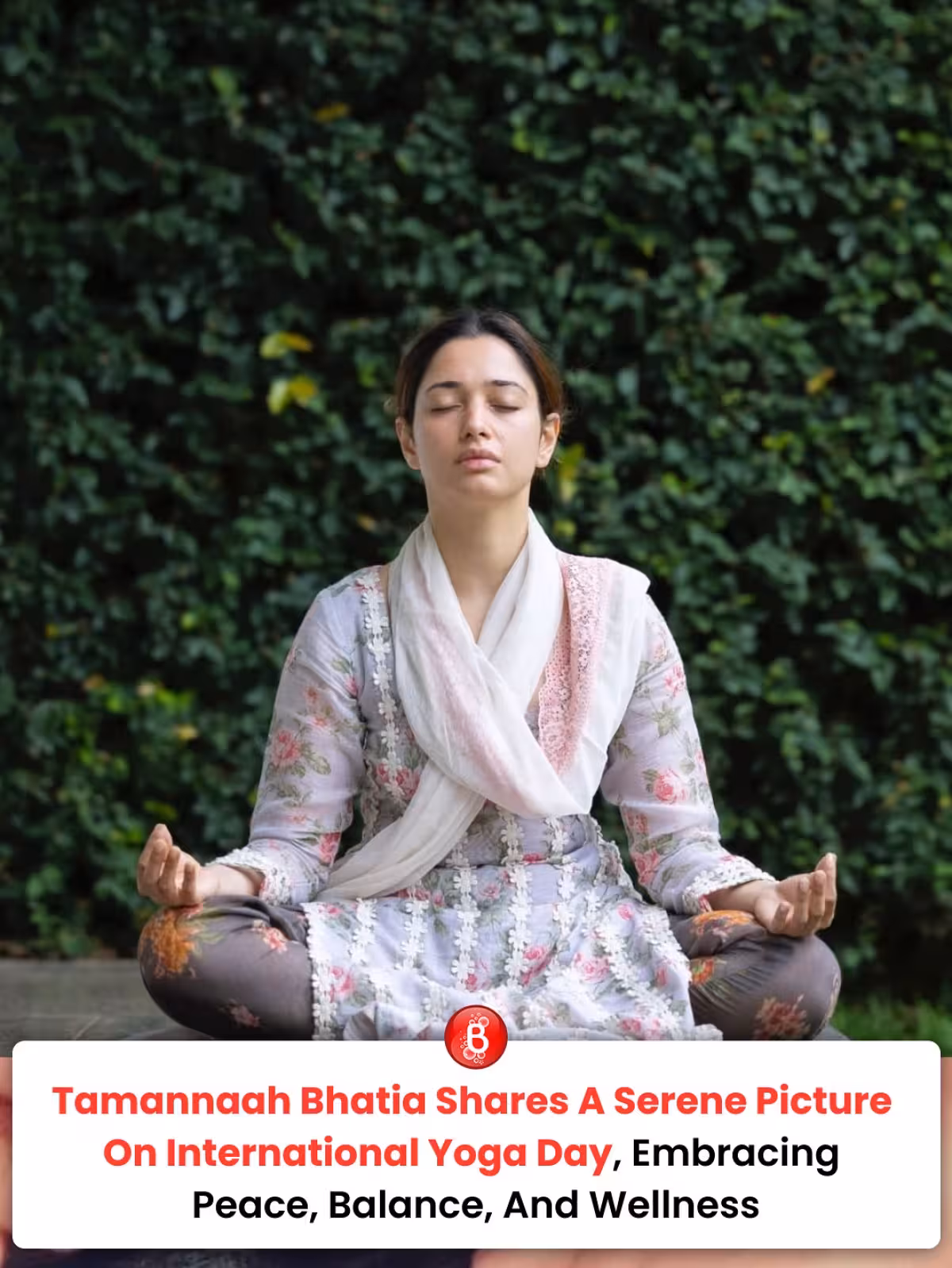 Tamannaah Radiates Calm on Yoga Day Bollywood star ignites balance on Yoga Day with mindful poses and serene vibes for health.
