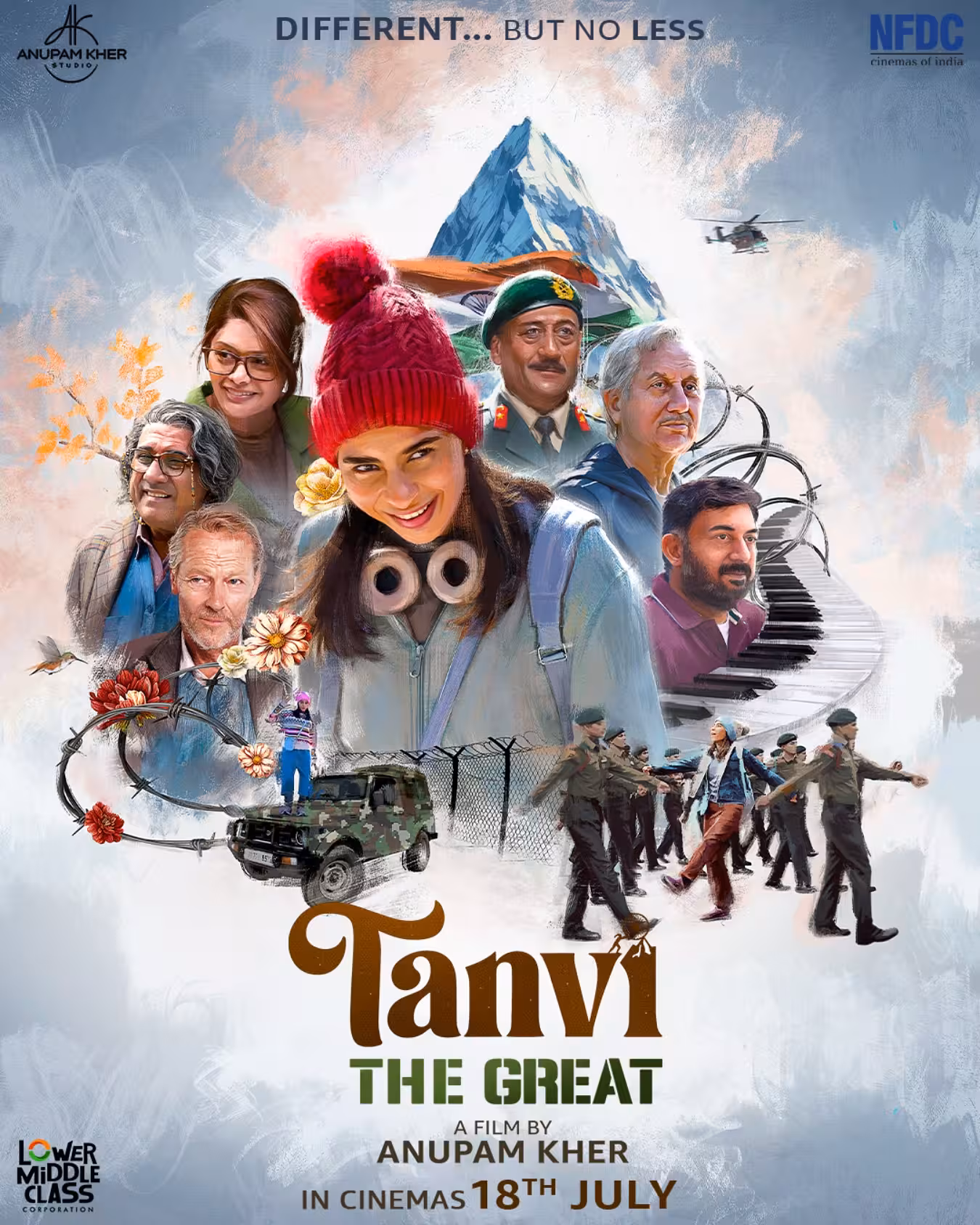 Tanvi The Great Poster Unveiled A dynamic poster collage channels stories of determination, brilliance; cinema debut Jul18.