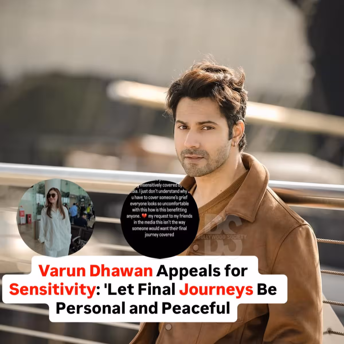 A sincere message prompting respectful mourning without public spectacle during final rite.