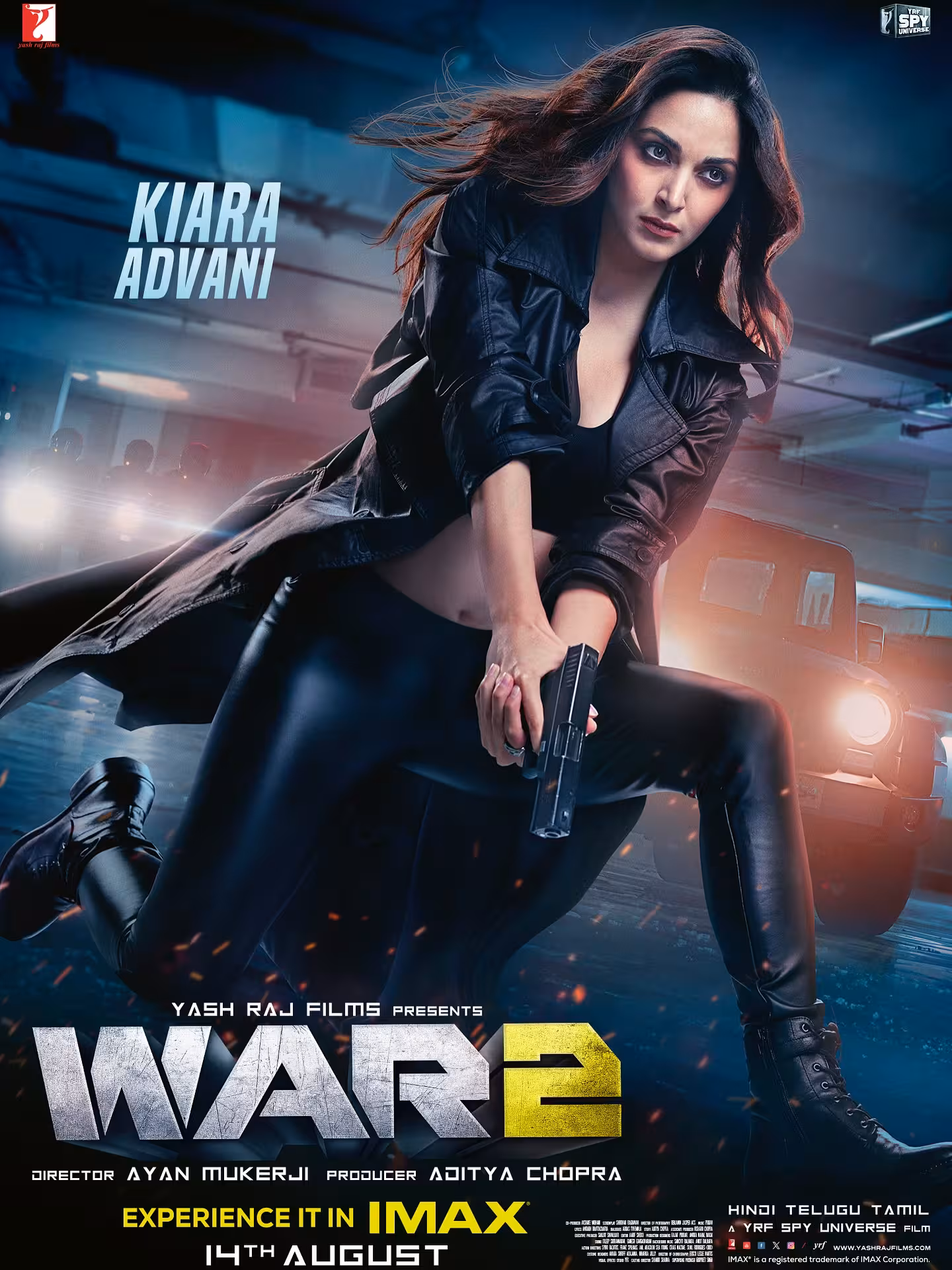 Blockbuster vibes as #War2 countdown ignites; thrilling release August 14 in 3 languages!.