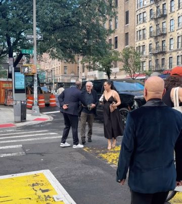Veteran Anupam Kher celebrates his career highlight with guests Tiffany and Robert De Niro