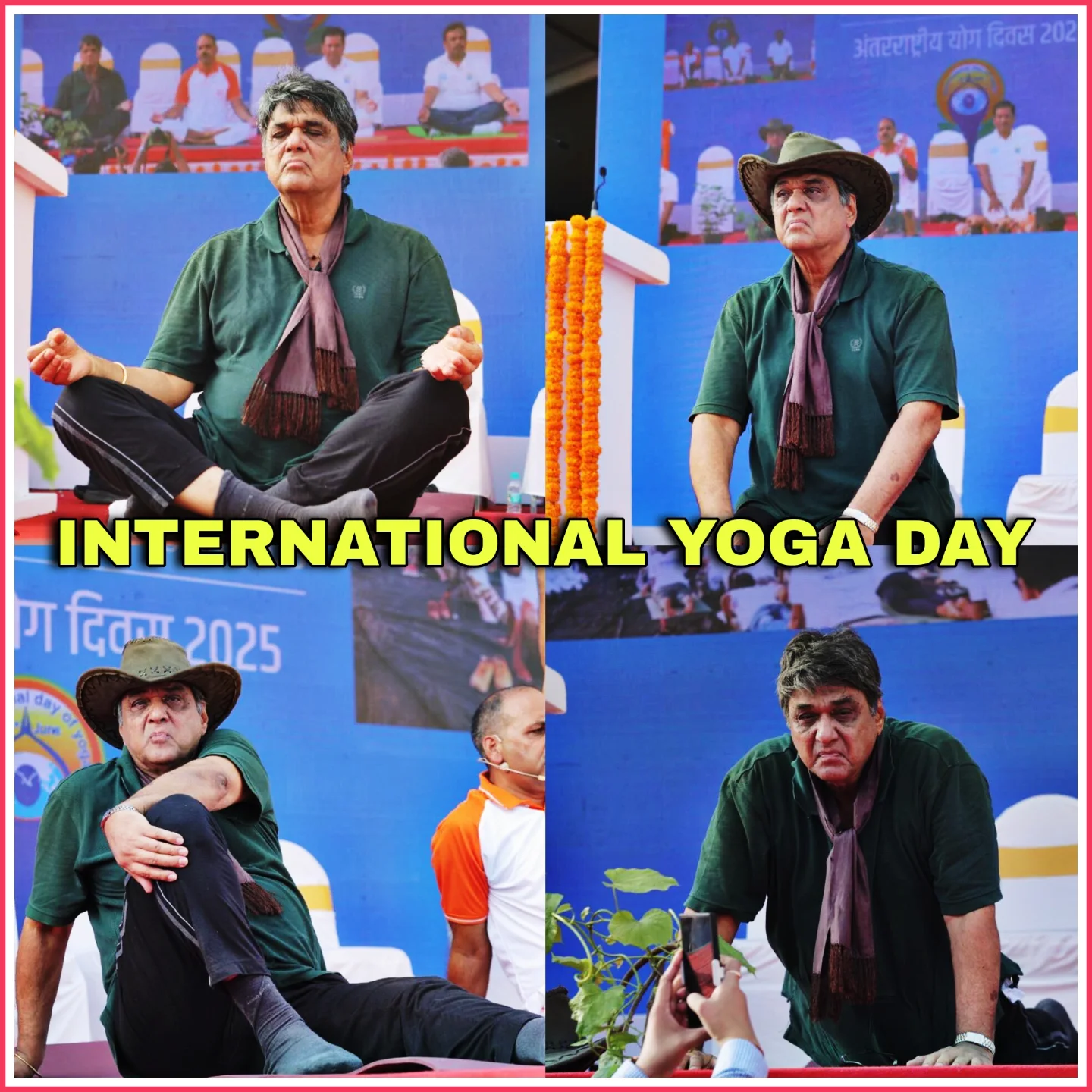 Yoga Day Celebration In Mumbai Gateway Of India hosts wellness event launching sea modules With Shipping DG Daniel@ MUM!!