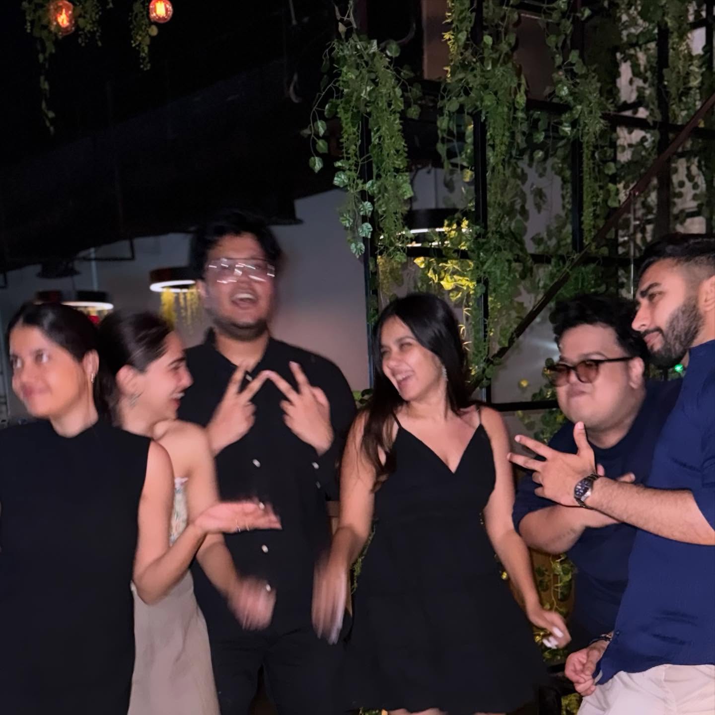 Ahsaas Channa Enjoys Night Out