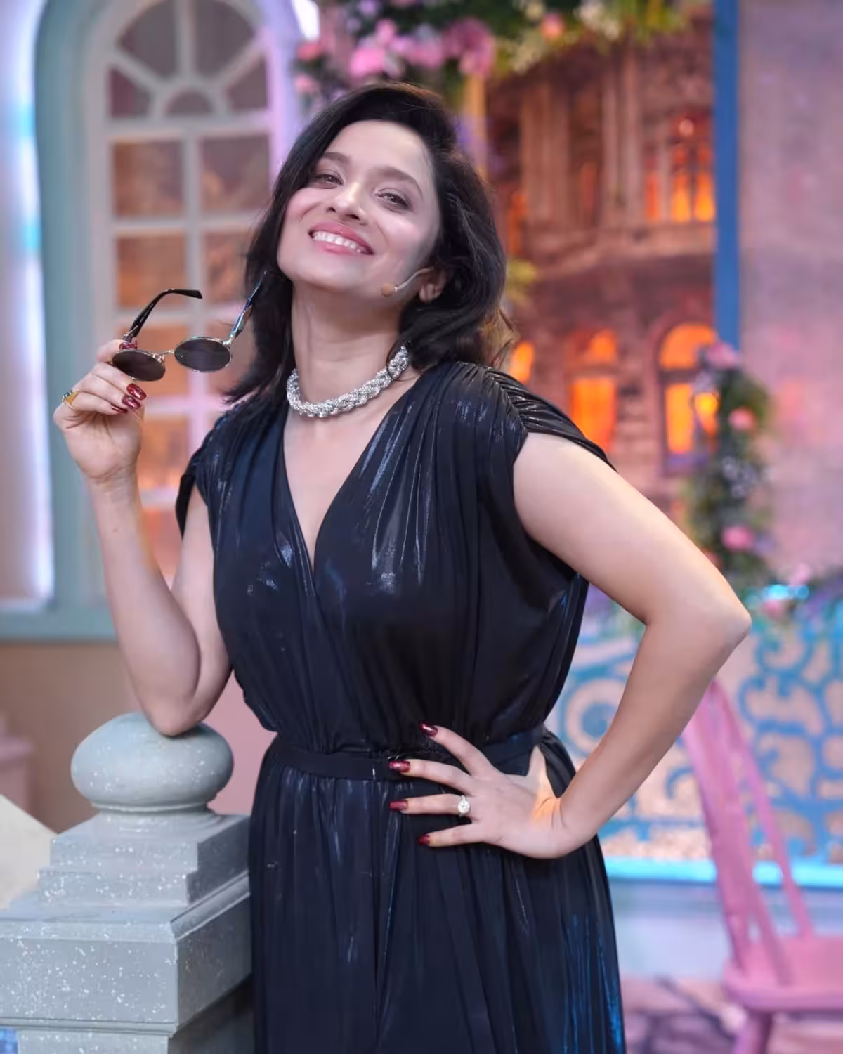 Ankita Lokhande dazzles in sophisticated black; a bold chic statement of refined glamour.