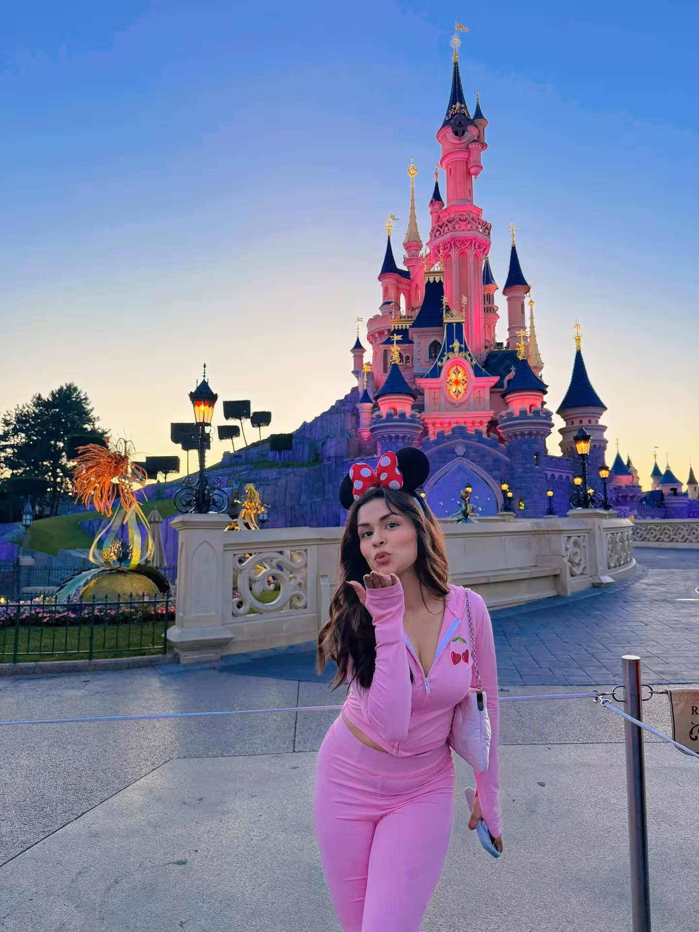 The actress shares her excitement and magical moments from her first Disneyland experience
