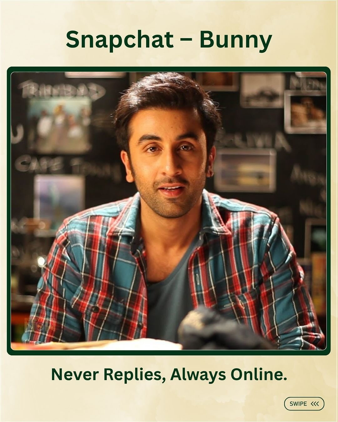 Bollywood Characters as Social Media Apps
