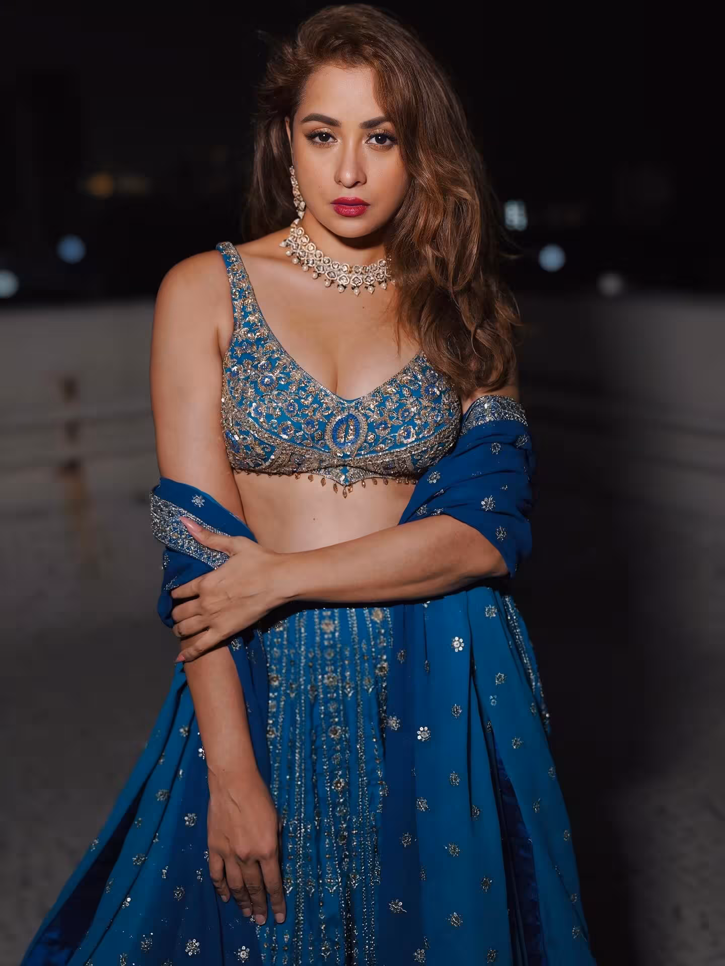 Madhura Naik stuns in a breathtaking bridal lehenga that blends tradition with modern chic.
