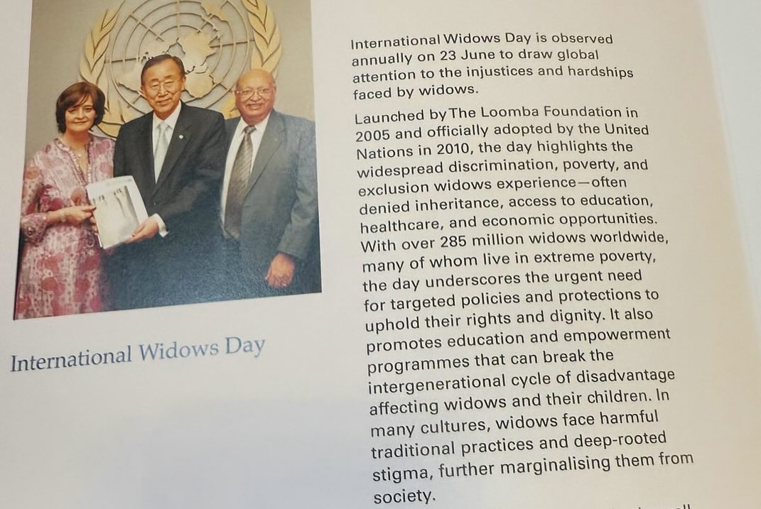 Empowering Widows on International Widows Day