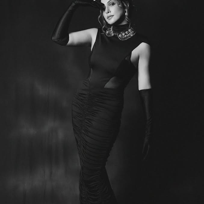 Isha Koppikar Radiates Classic Silver Screen Vibes