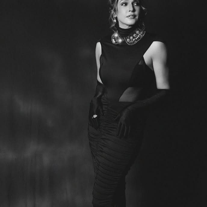 Isha Koppikar Radiates Classic Silver Screen Vibes
