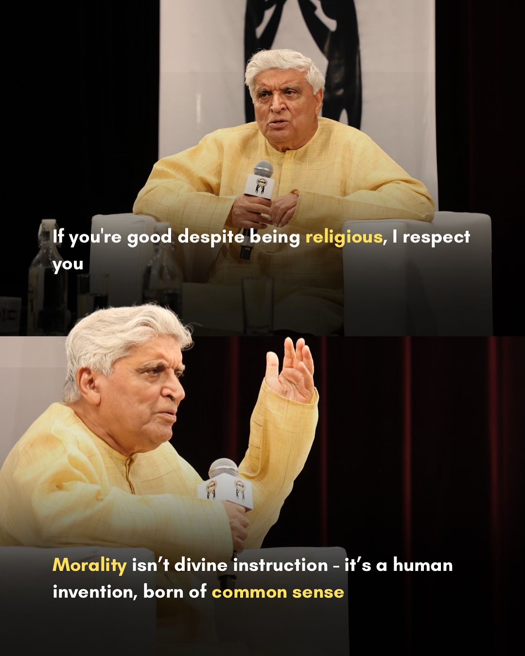 Javed Akhtar Reflects: Love, Pain, and Creativity