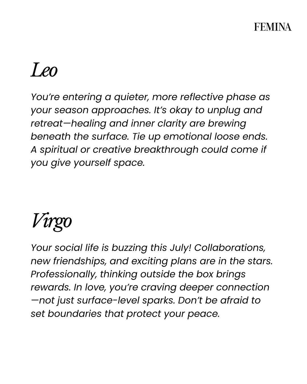 July Zodiac Forecasts