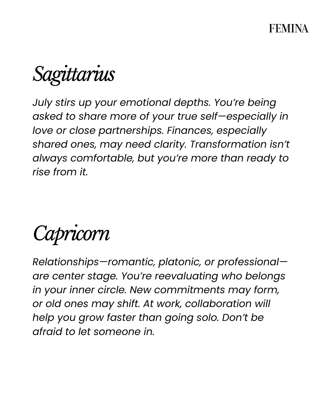 July Zodiac Forecasts
