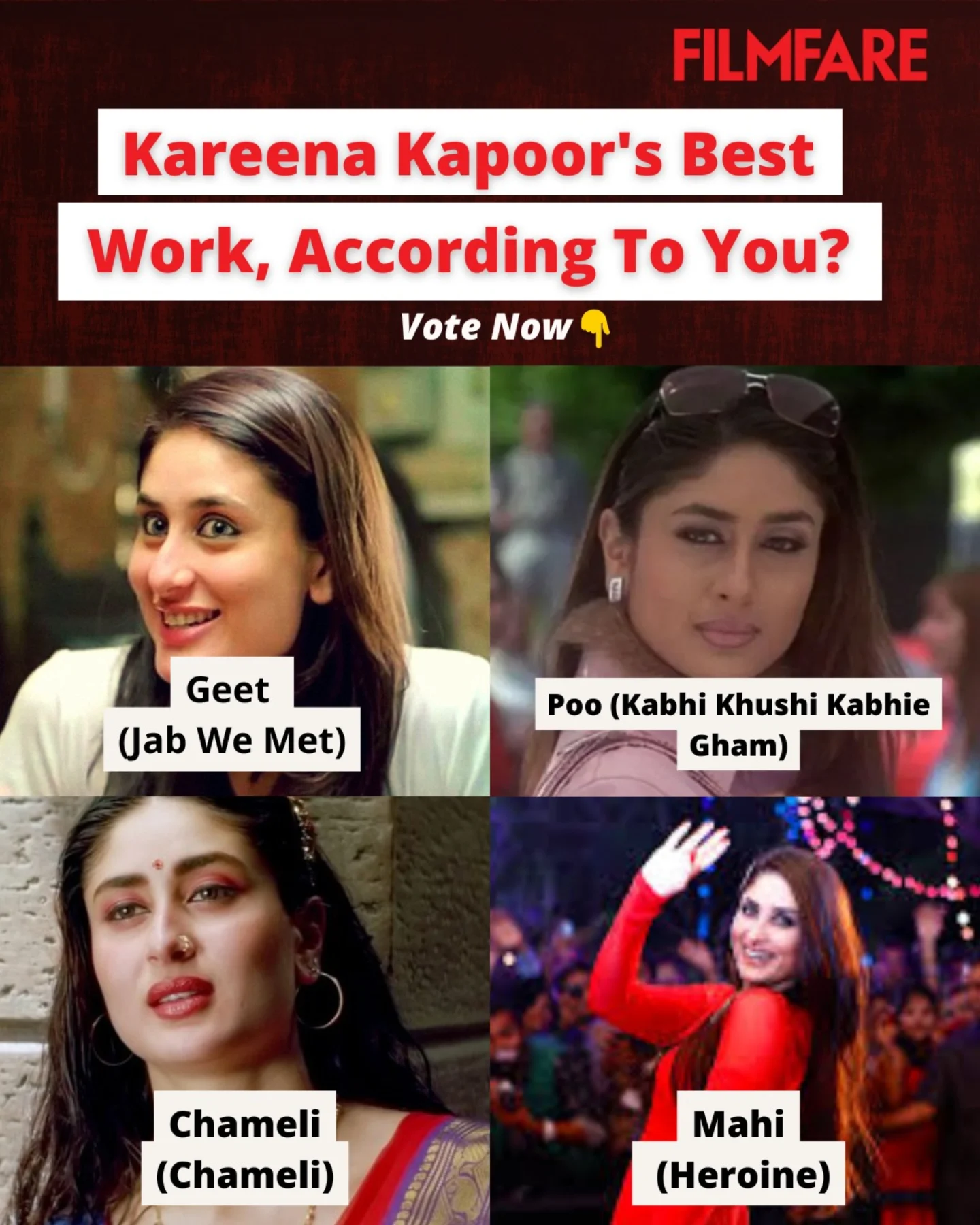 Filmfare ignites debate as fans deliberate Kareena Kapoor Khan's iconic cinematic legacy!!
