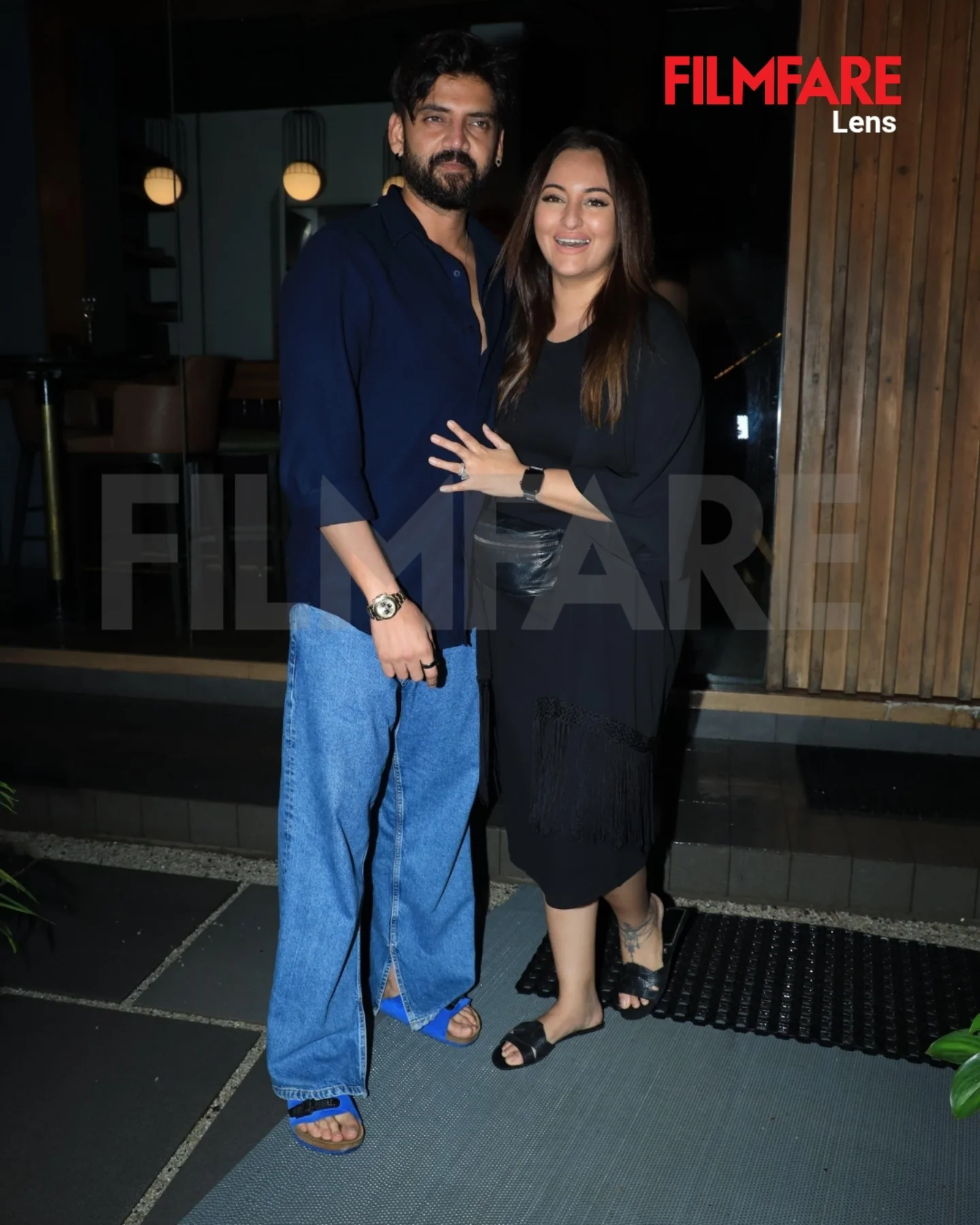 Sonakshi Sinha And Zaheer Iqbal City Stroll Captured